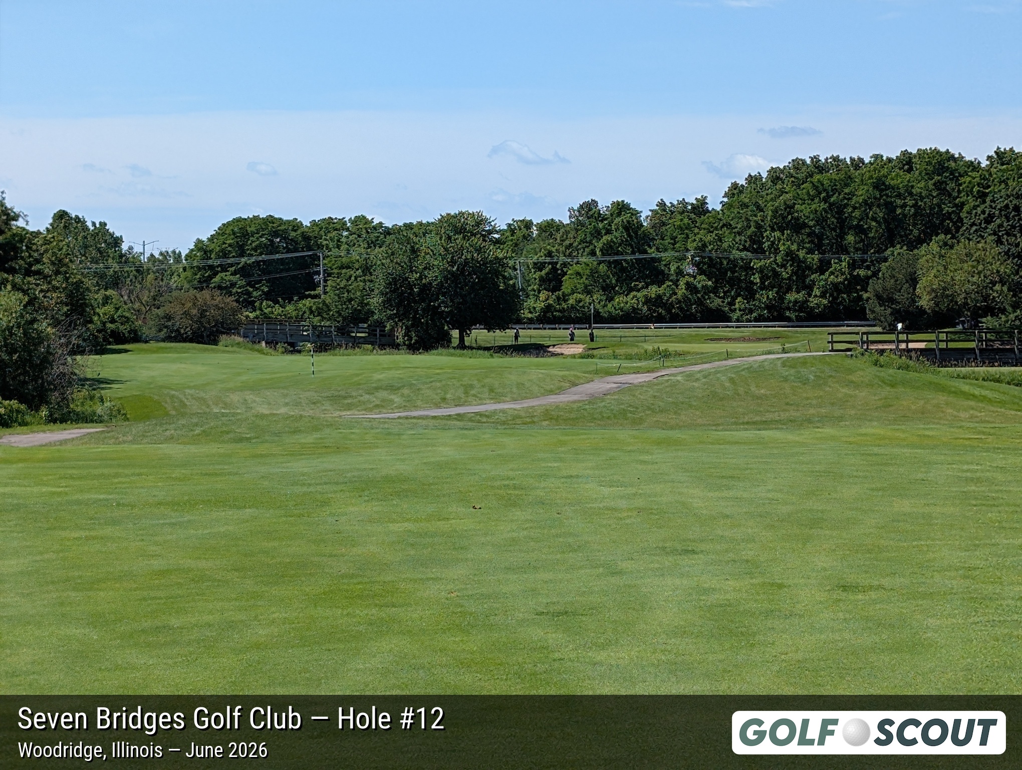 Hole 12 at Seven Bridges Golf Club