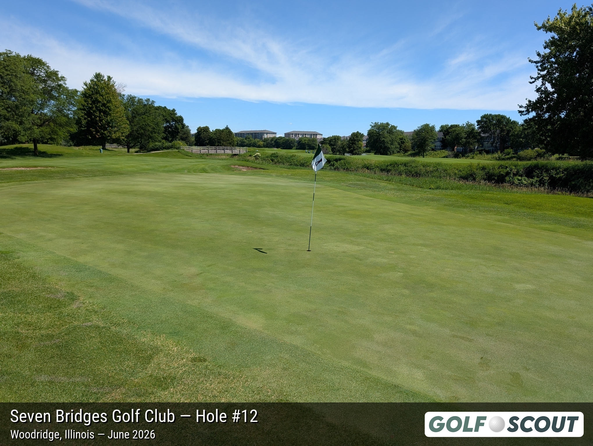 Hole 12 at Seven Bridges Golf Club
