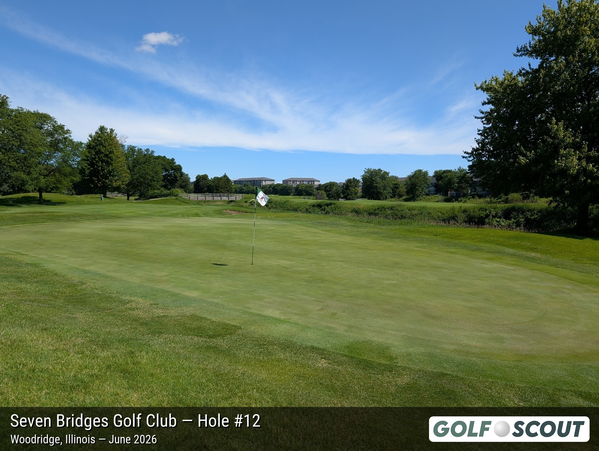 Hole 12 at Seven Bridges Golf Club