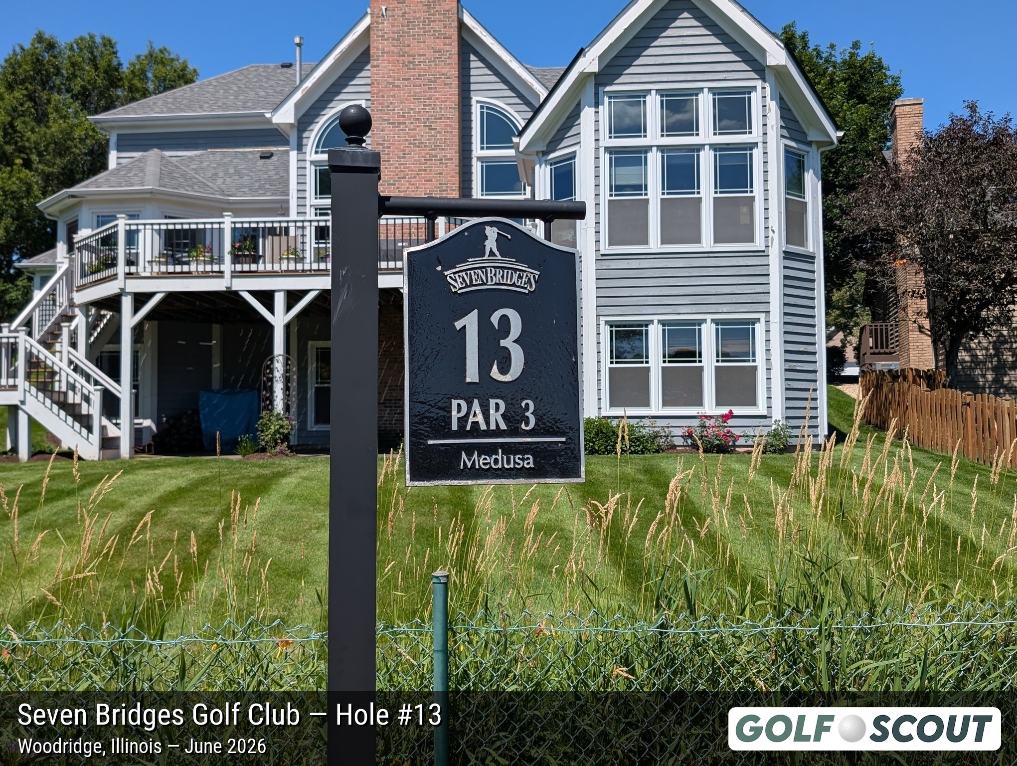 Hole 13 at Seven Bridges Golf Club