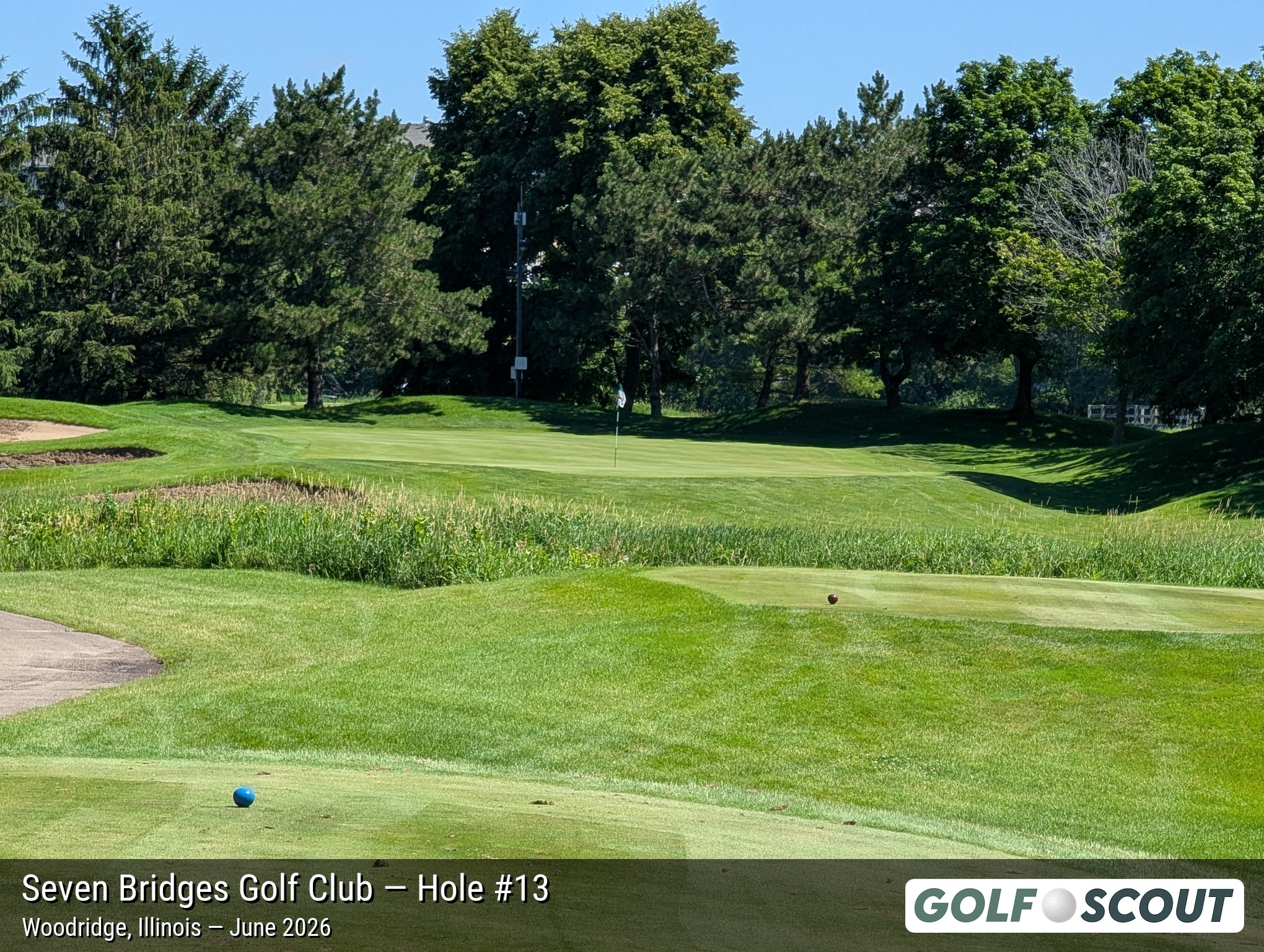 Hole 13 at Seven Bridges Golf Club