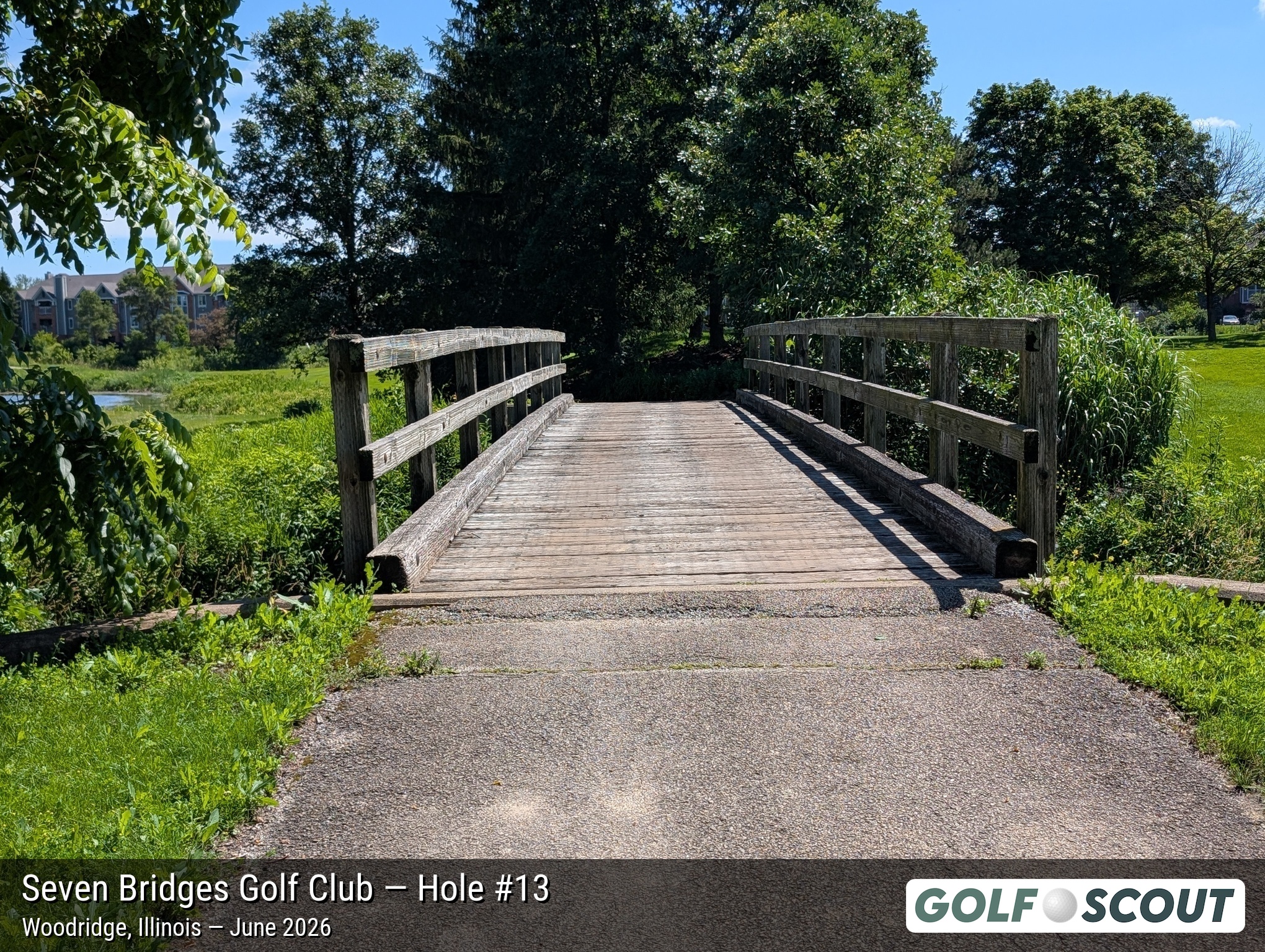 Hole 13 at Seven Bridges Golf Club