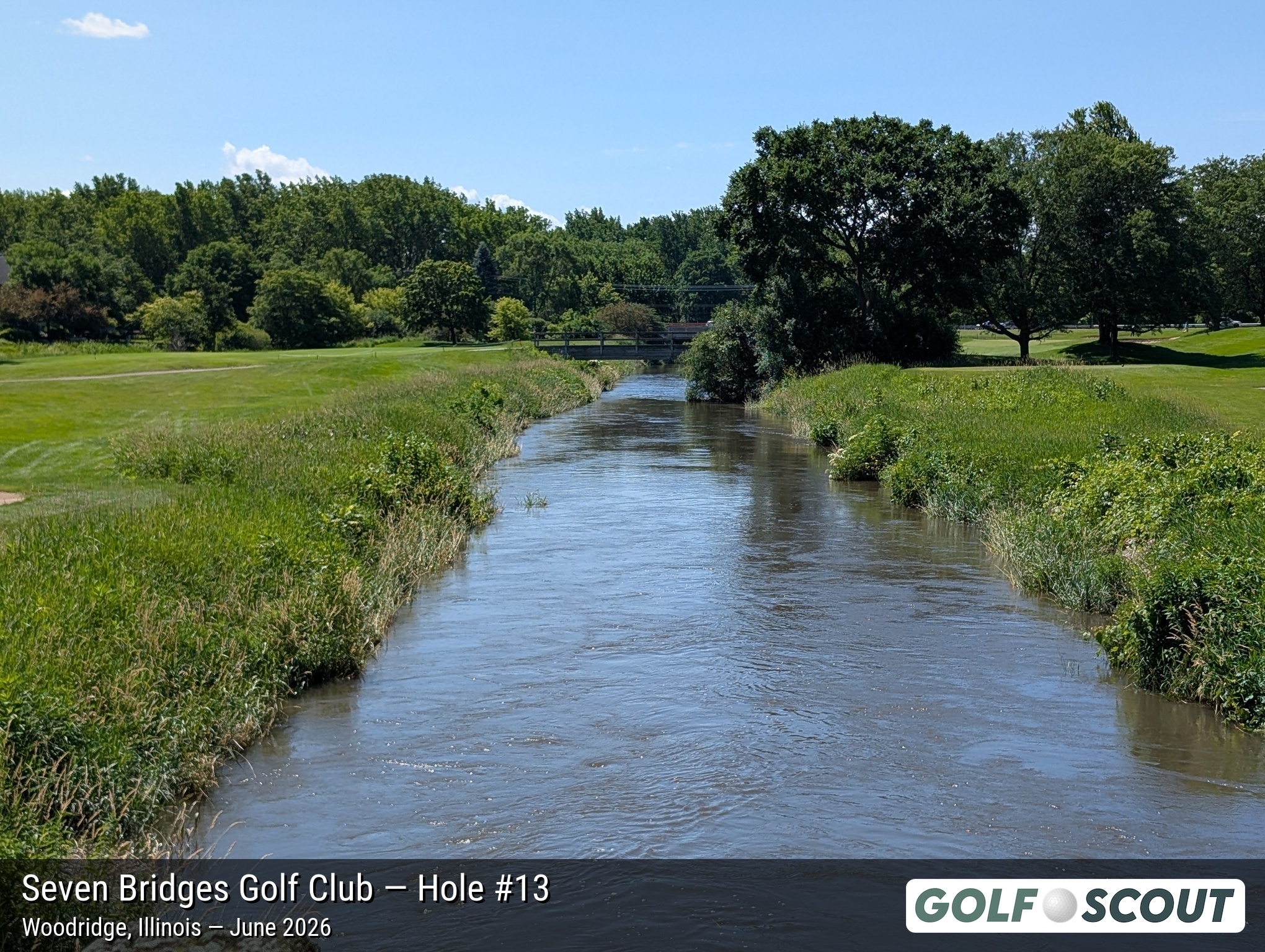 Hole 13 at Seven Bridges Golf Club