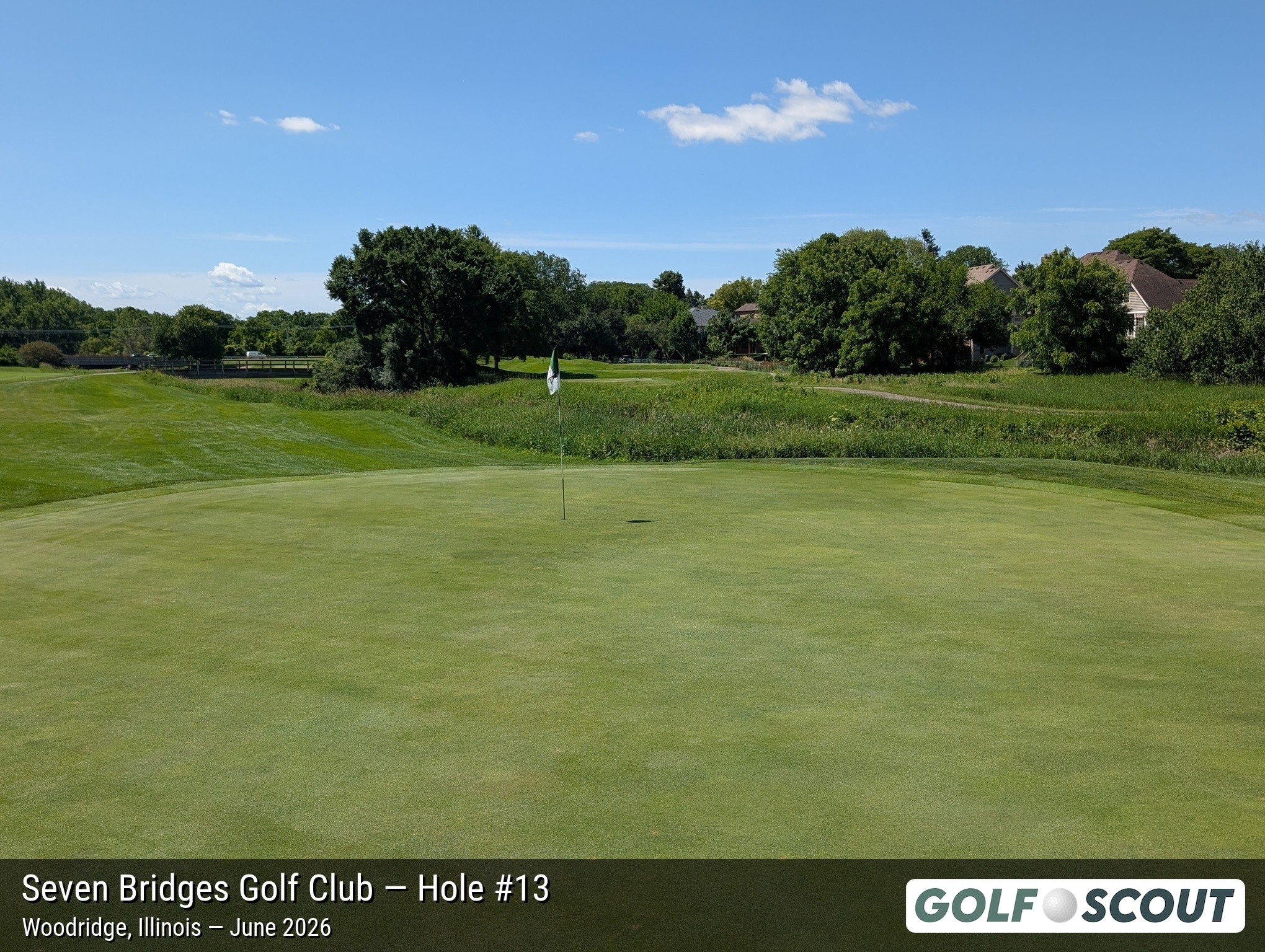 Hole 13 at Seven Bridges Golf Club