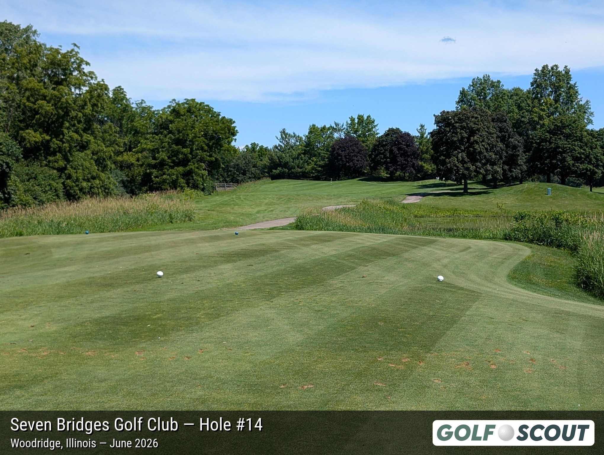 Hole 14 at Seven Bridges Golf Club