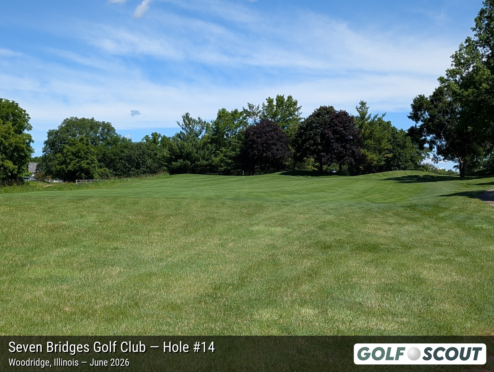 Hole 14 at Seven Bridges Golf Club