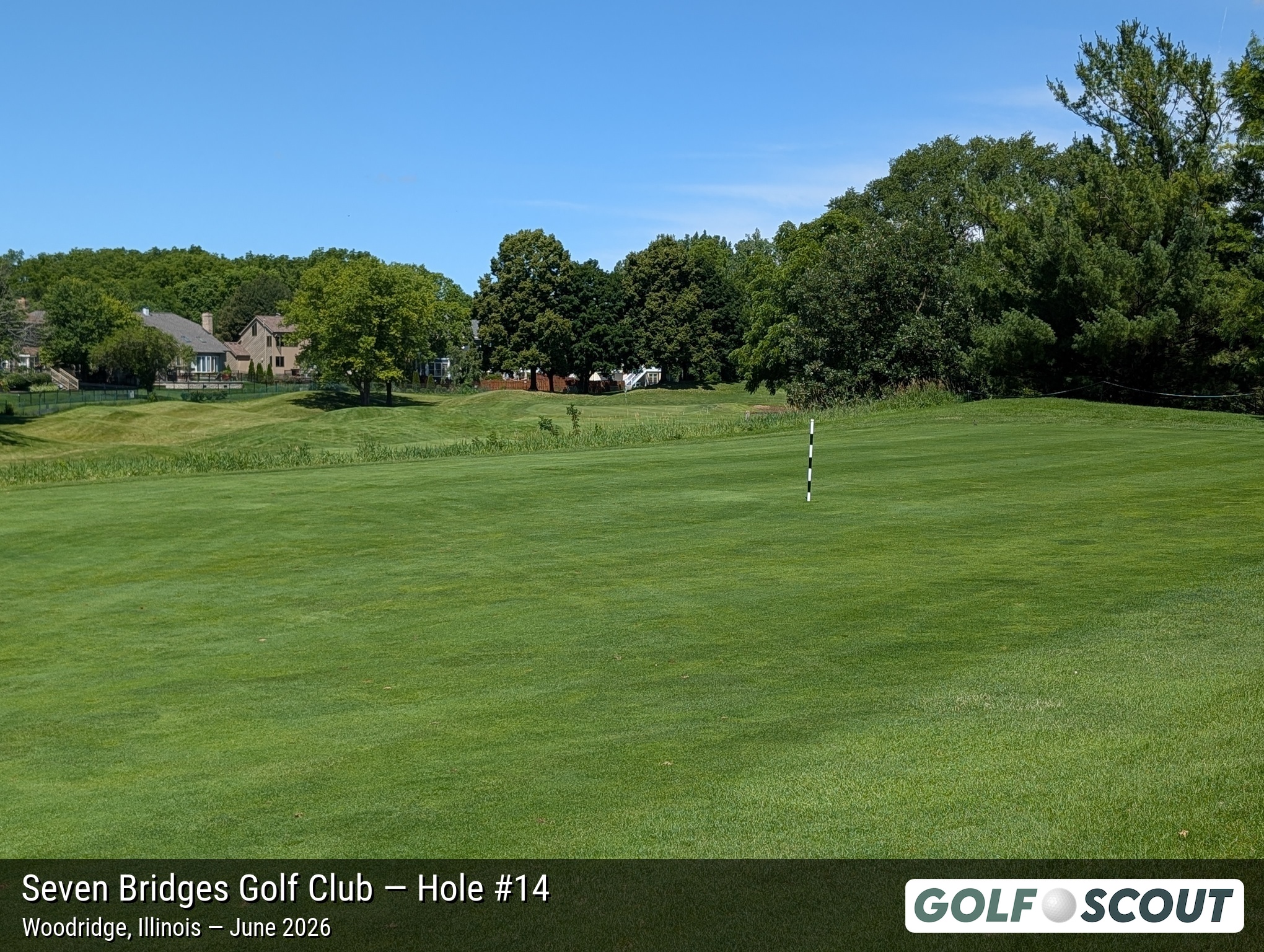 Hole 14 at Seven Bridges Golf Club