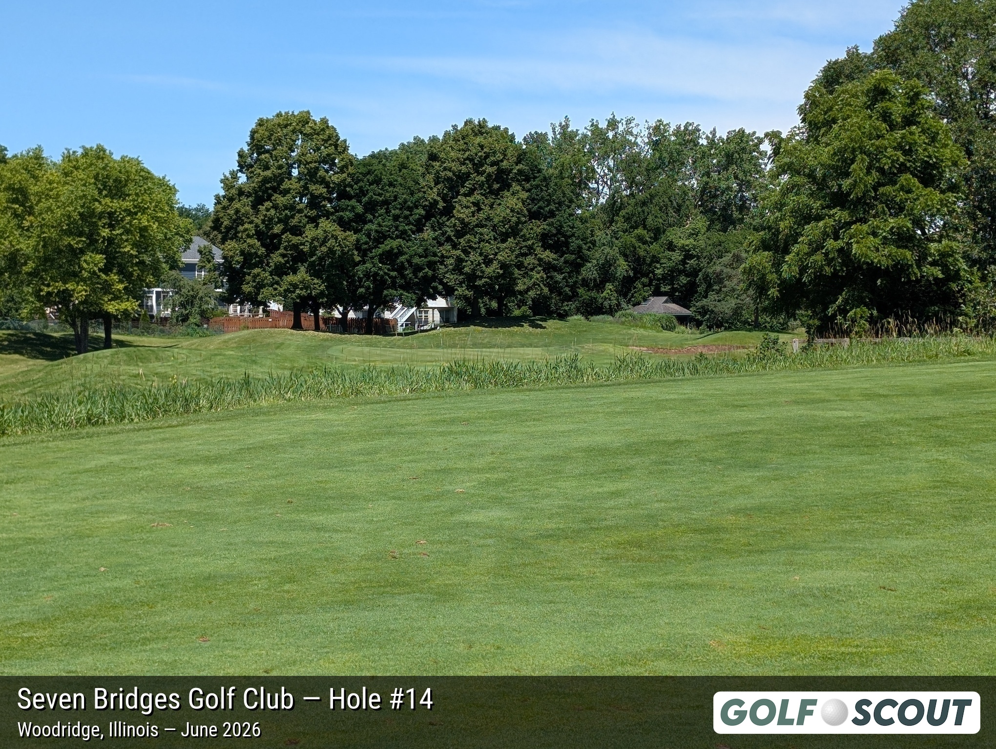 Hole 14 at Seven Bridges Golf Club