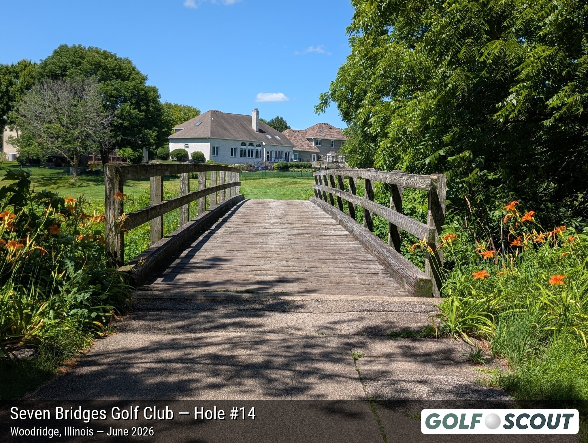 Hole 14 at Seven Bridges Golf Club