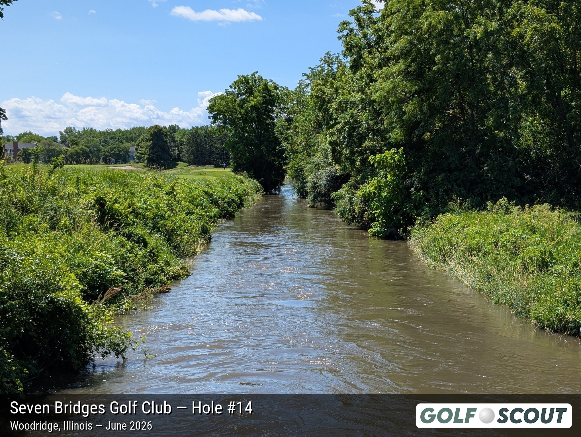Hole 14 at Seven Bridges Golf Club