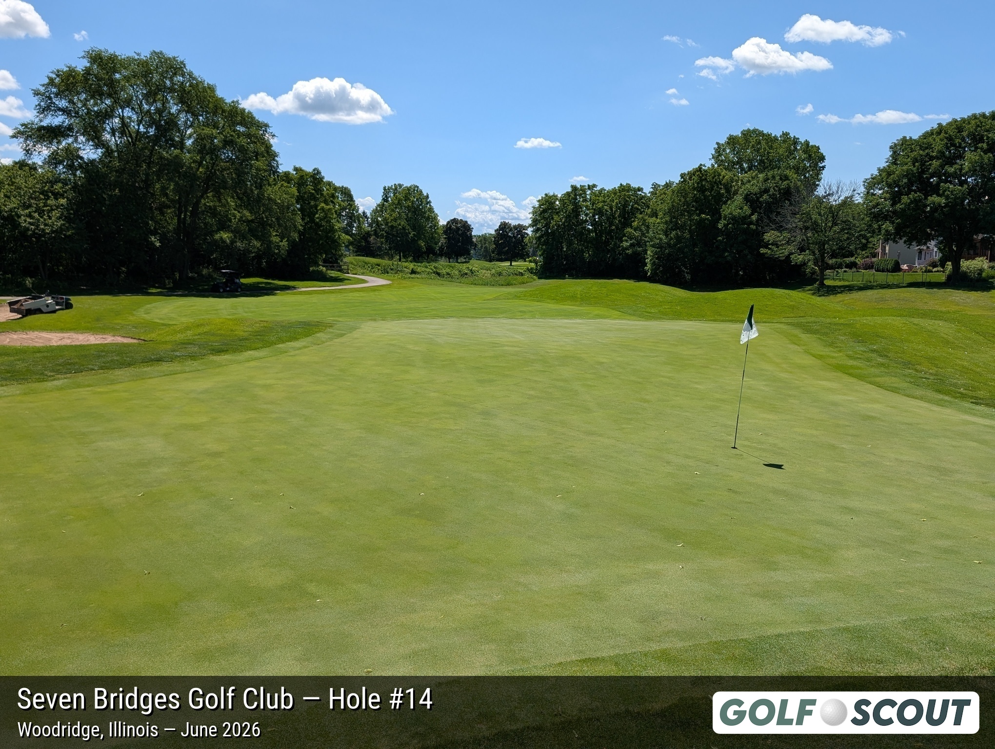 Hole 14 at Seven Bridges Golf Club