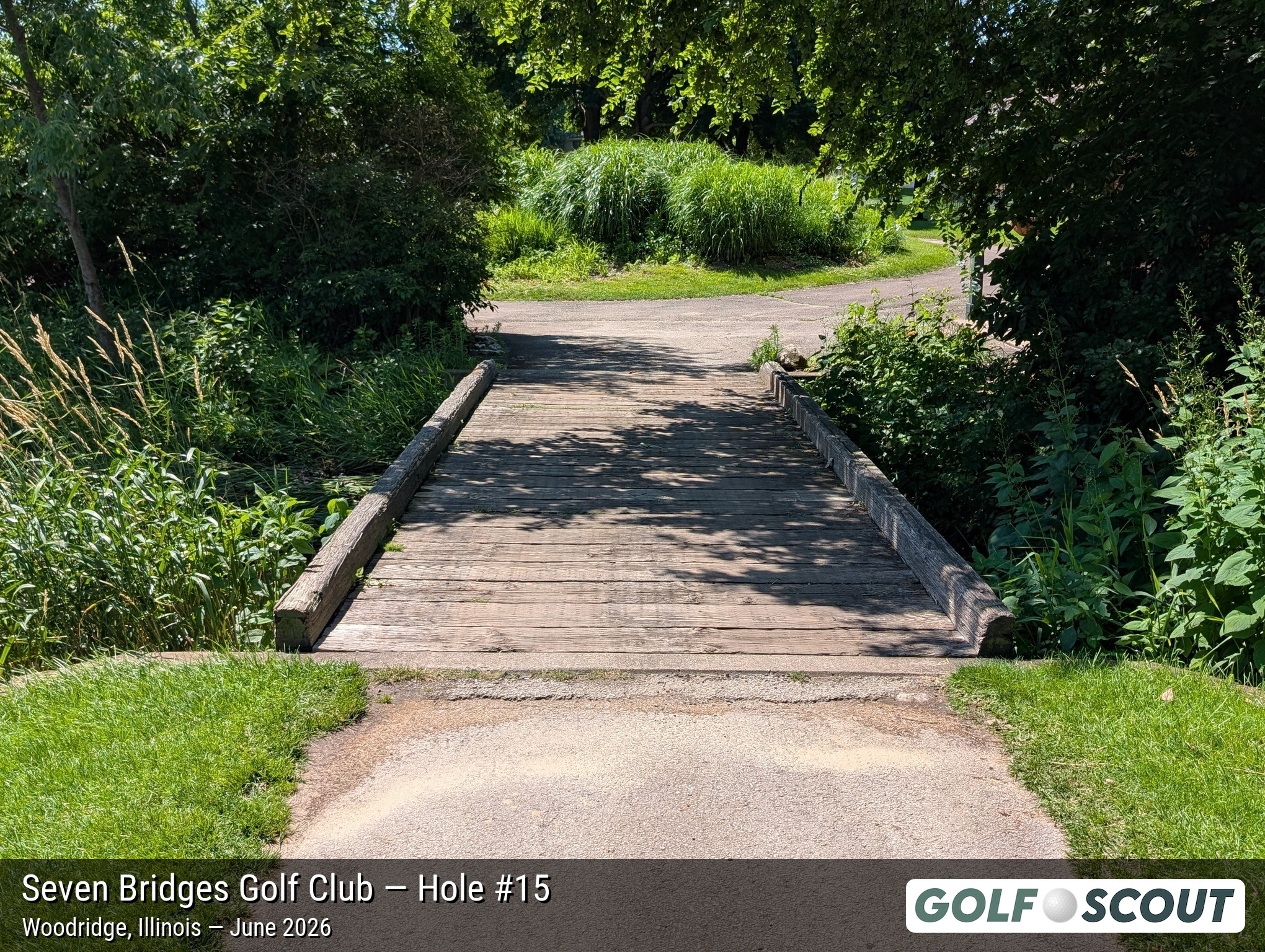 Hole 15 at Seven Bridges Golf Club