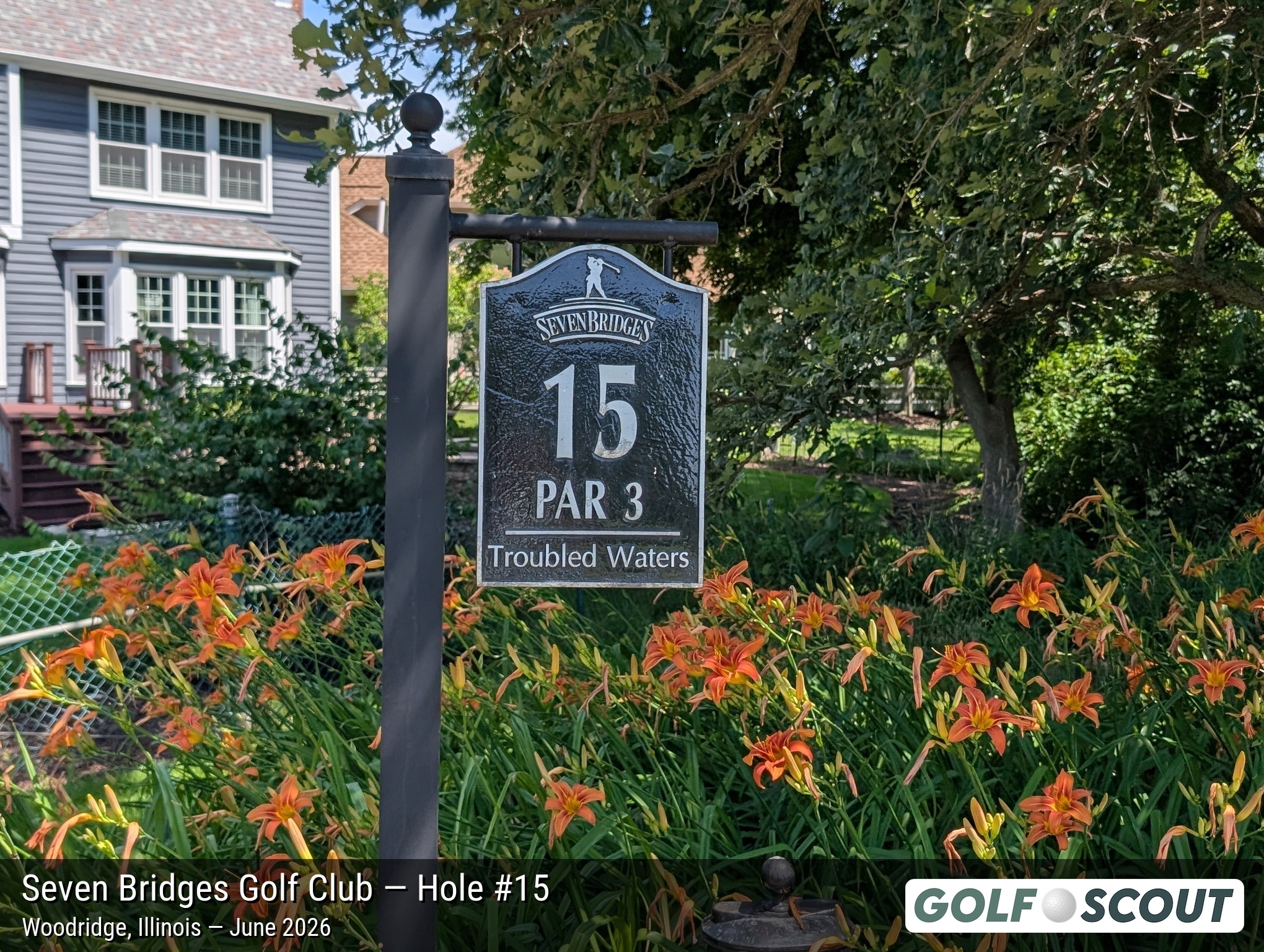 Hole 15 at Seven Bridges Golf Club