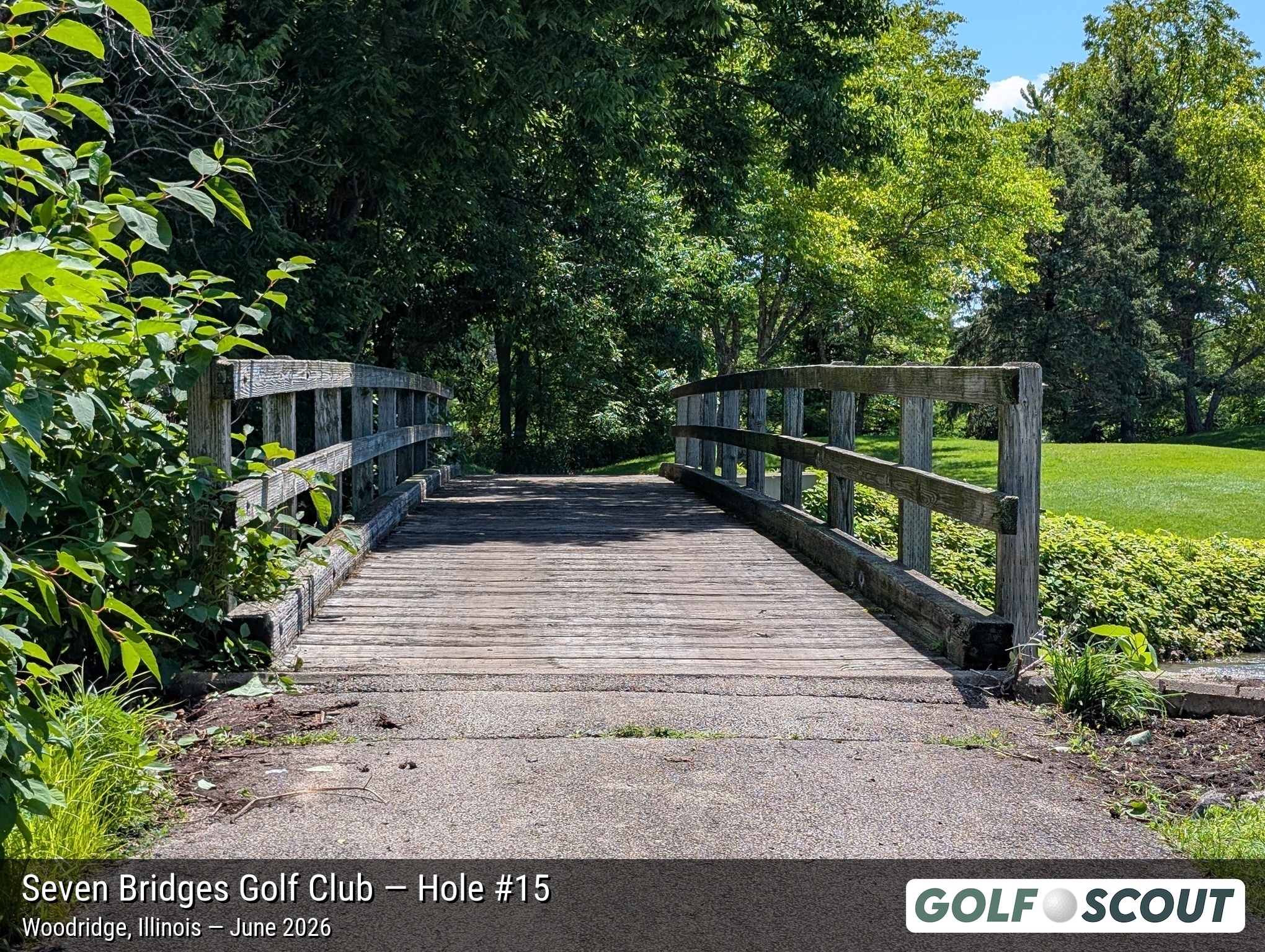 Hole 15 at Seven Bridges Golf Club