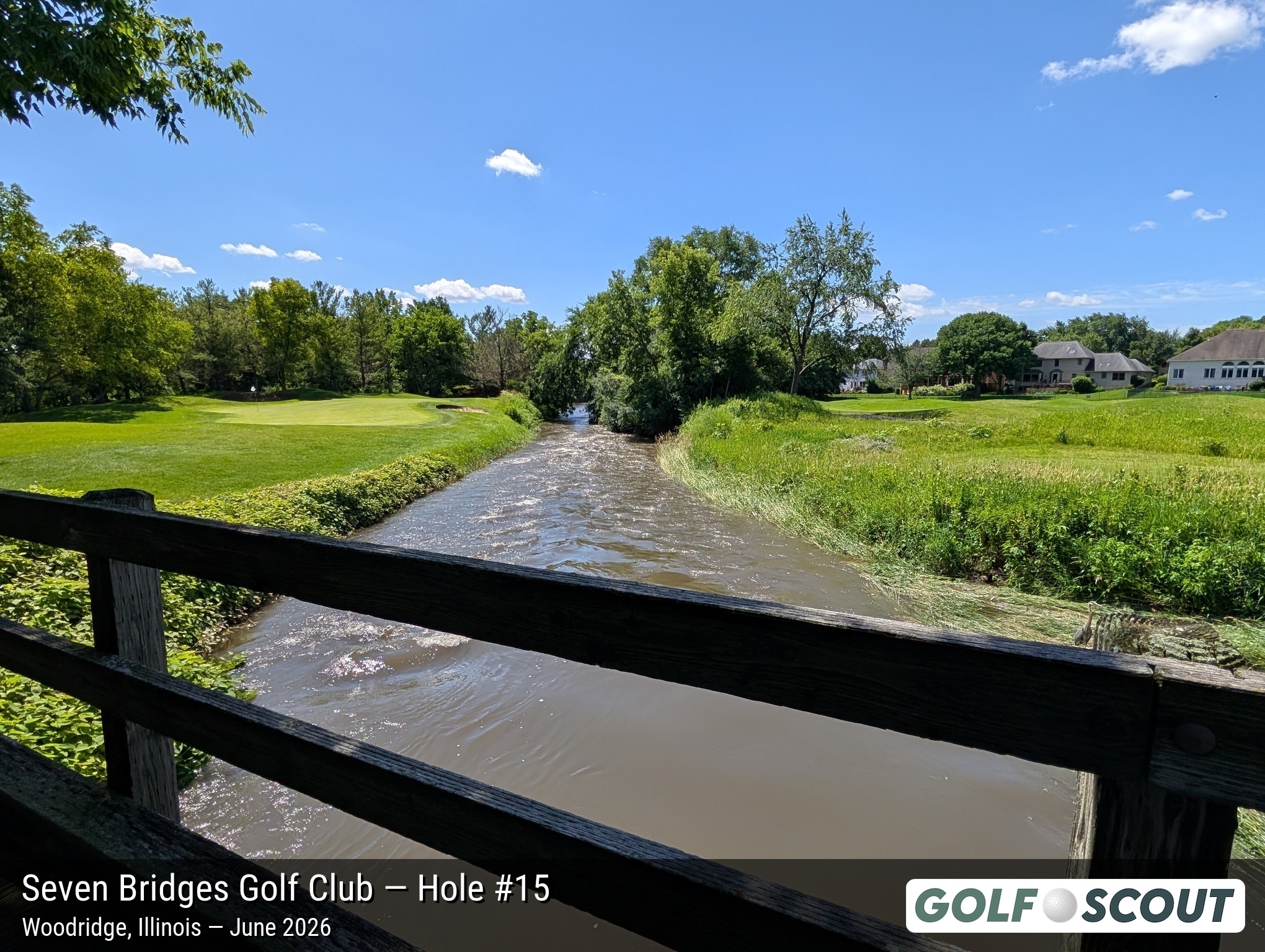 Hole 15 at Seven Bridges Golf Club