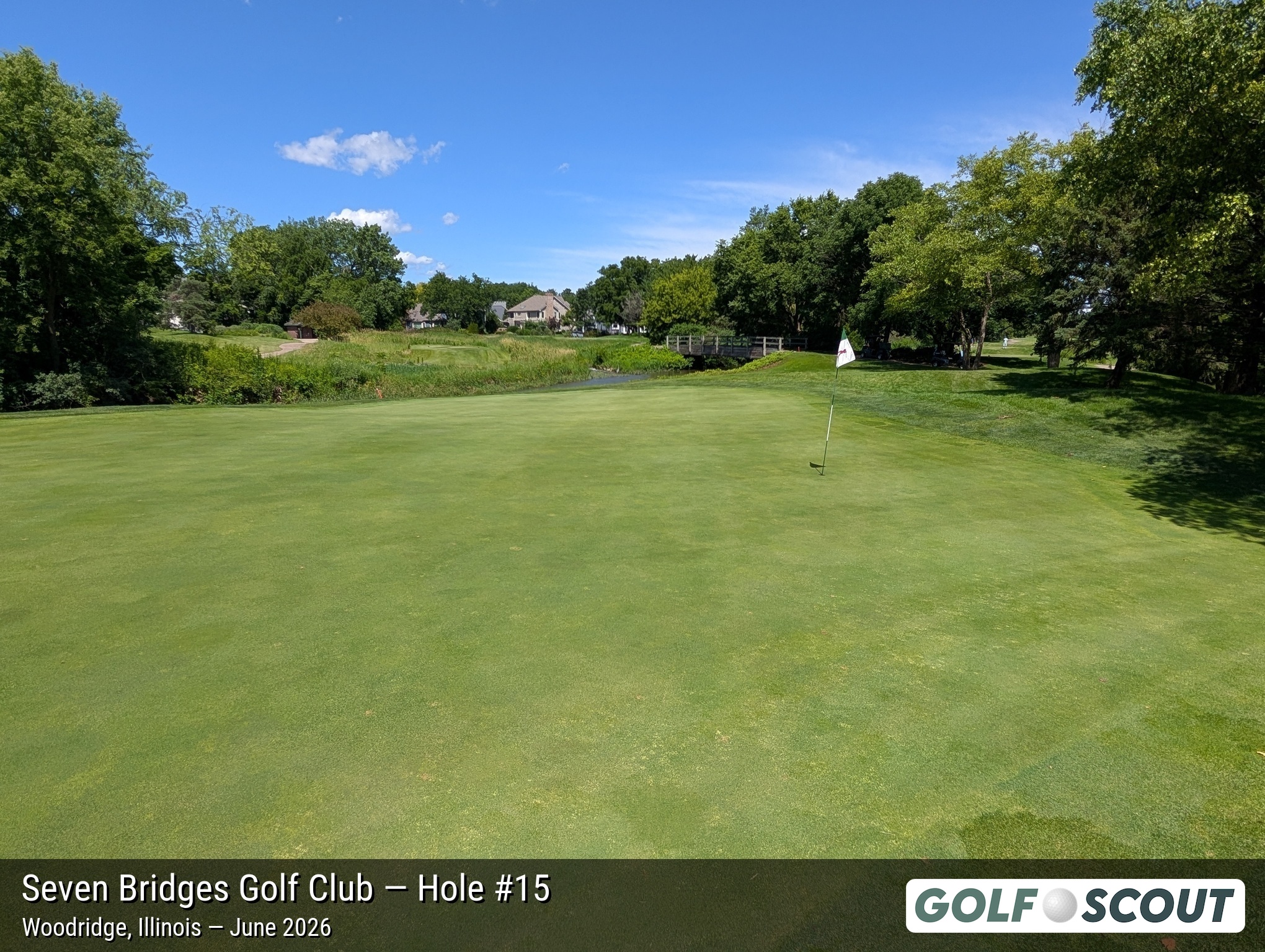Hole 15 at Seven Bridges Golf Club