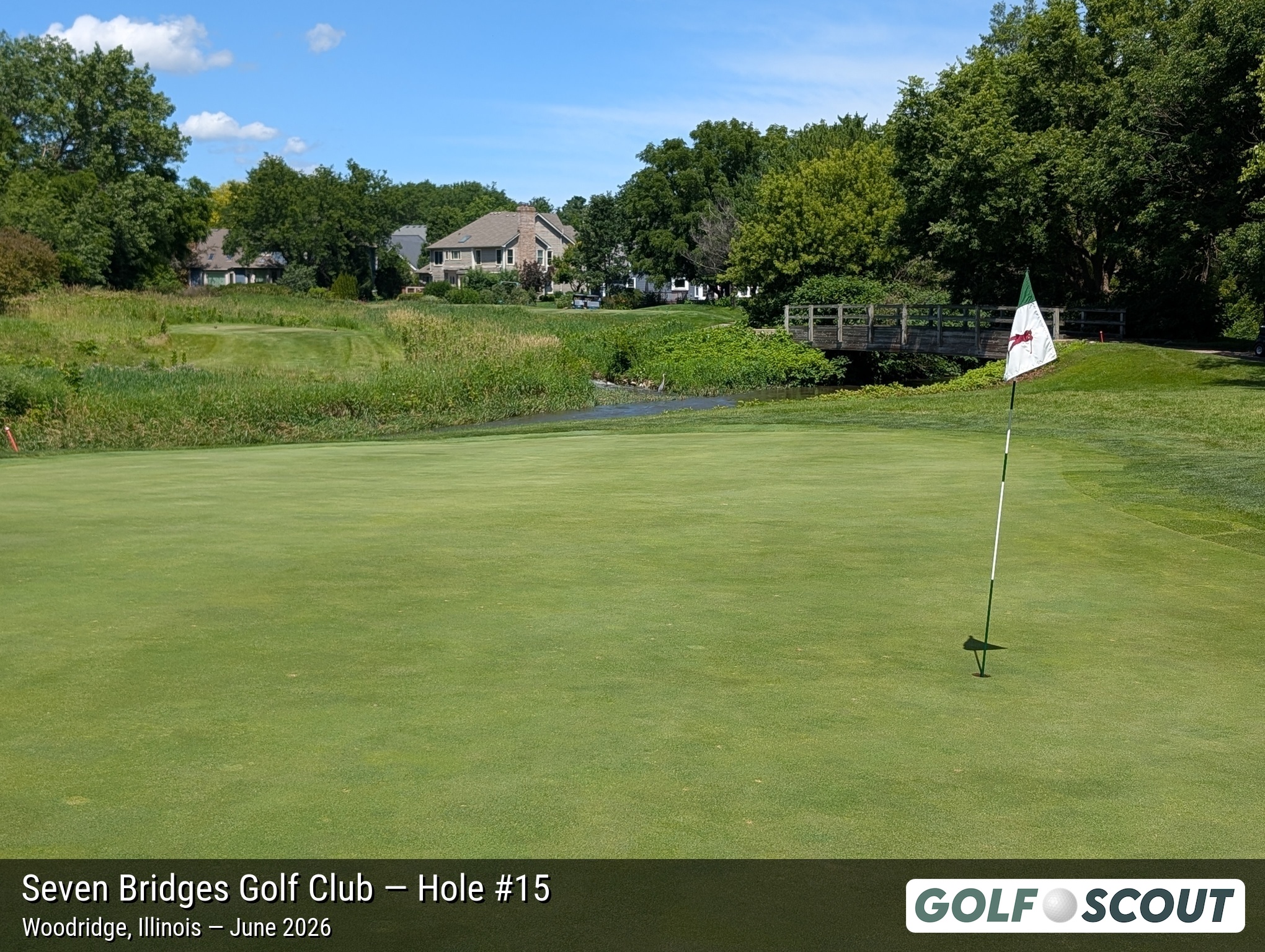 Hole 15 at Seven Bridges Golf Club