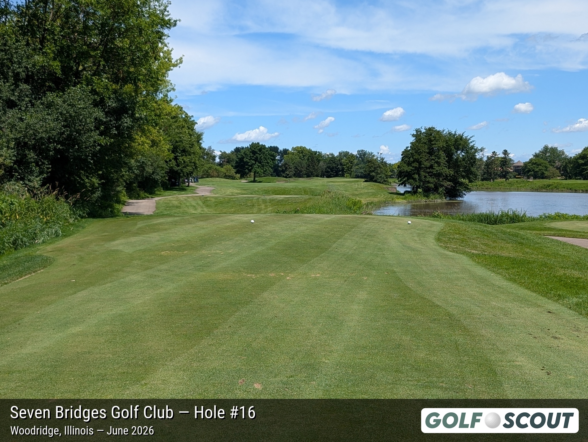 Hole 16 at Seven Bridges Golf Club