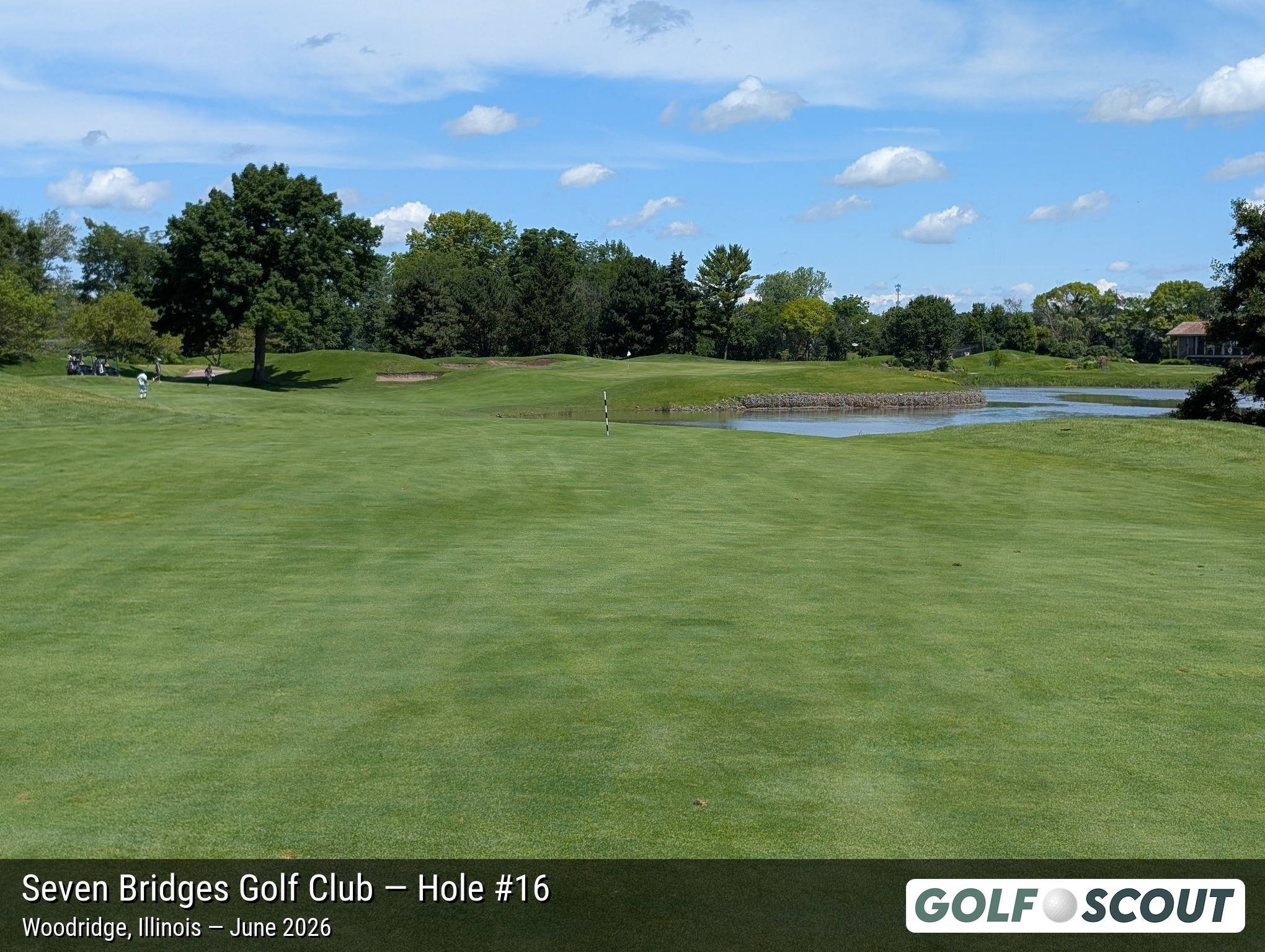 Hole 16 at Seven Bridges Golf Club