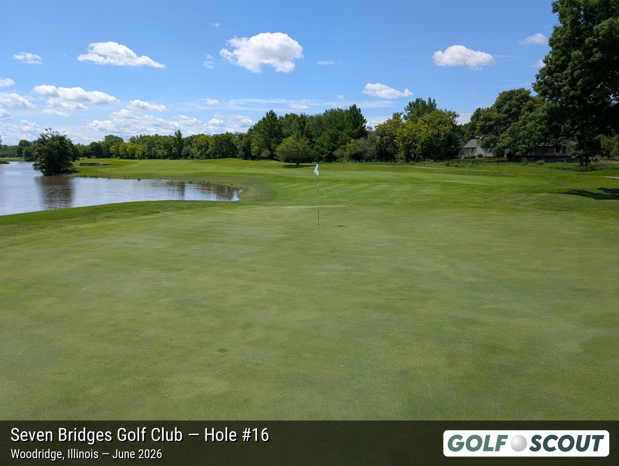 Hole 16 at Seven Bridges Golf Club