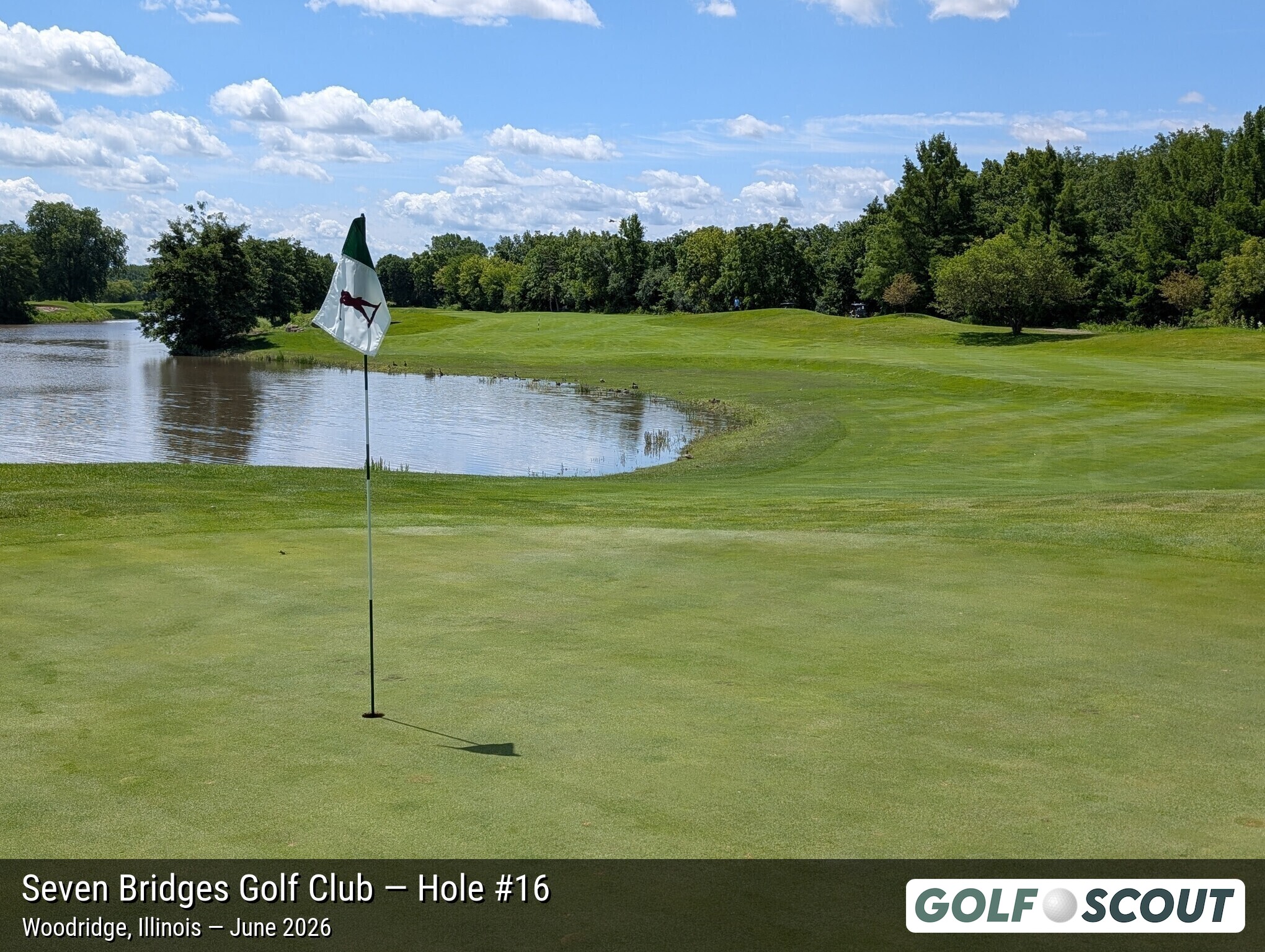 Hole 16 at Seven Bridges Golf Club