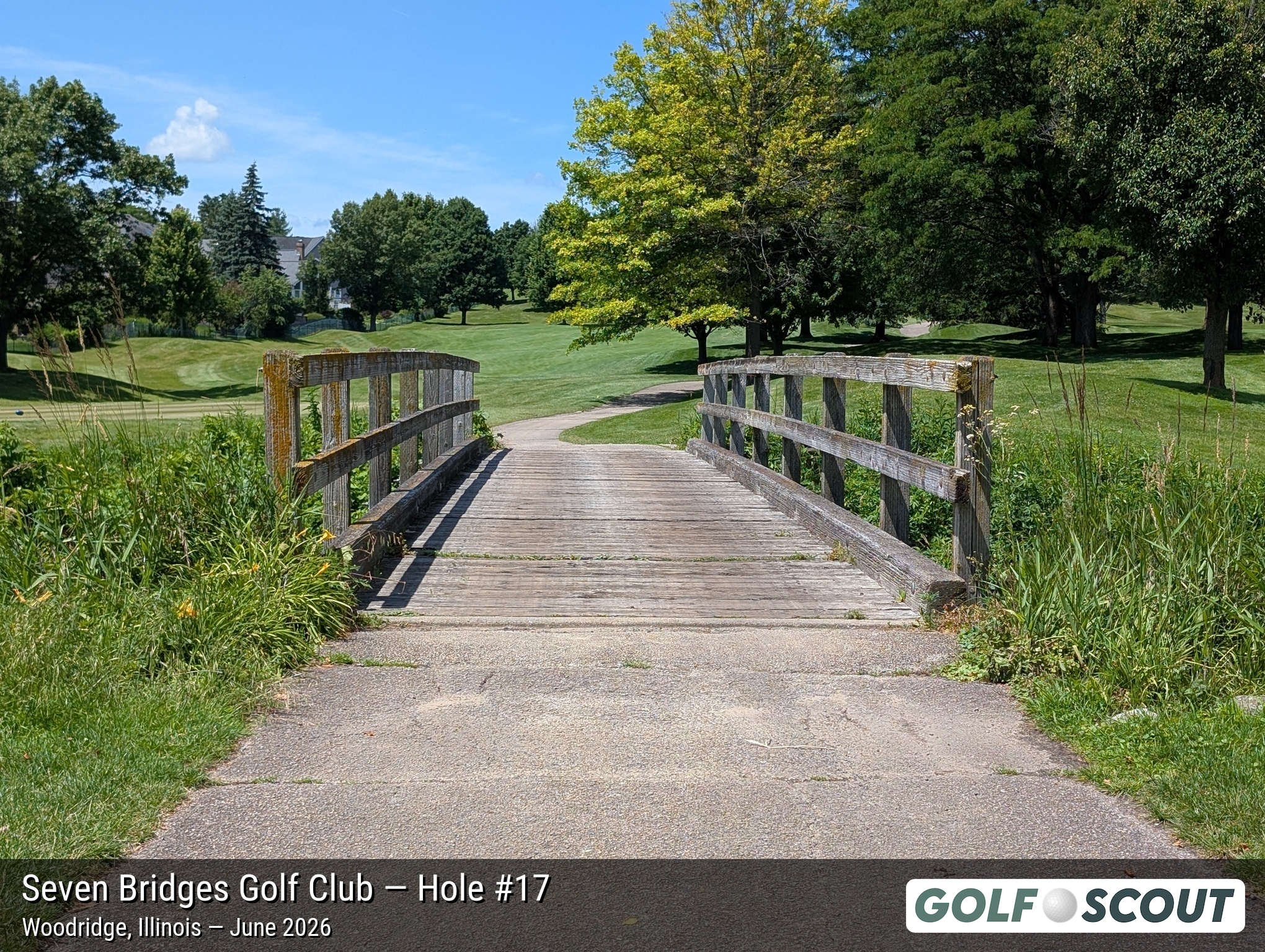Hole 17 at Seven Bridges Golf Club