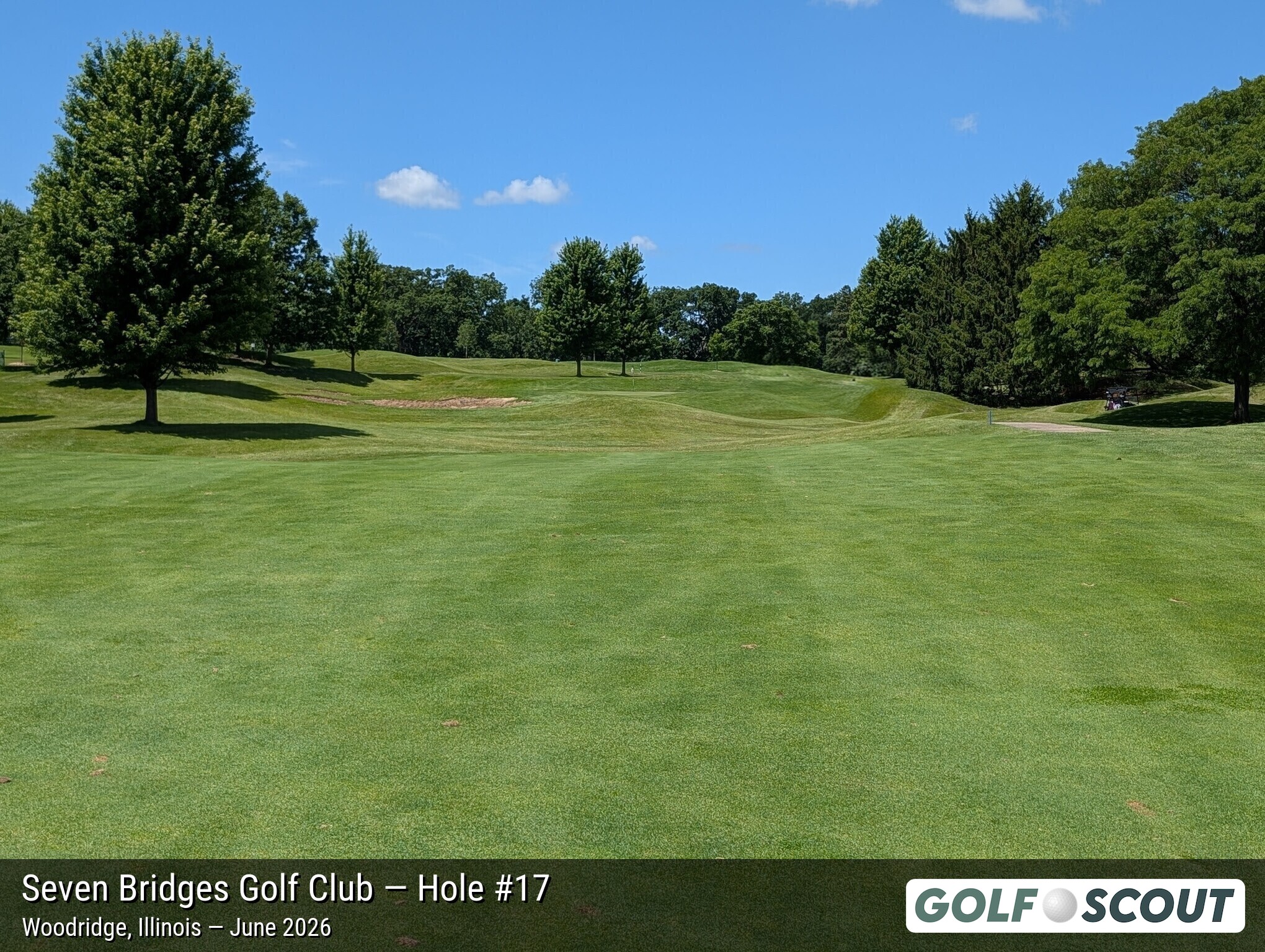Hole 17 at Seven Bridges Golf Club