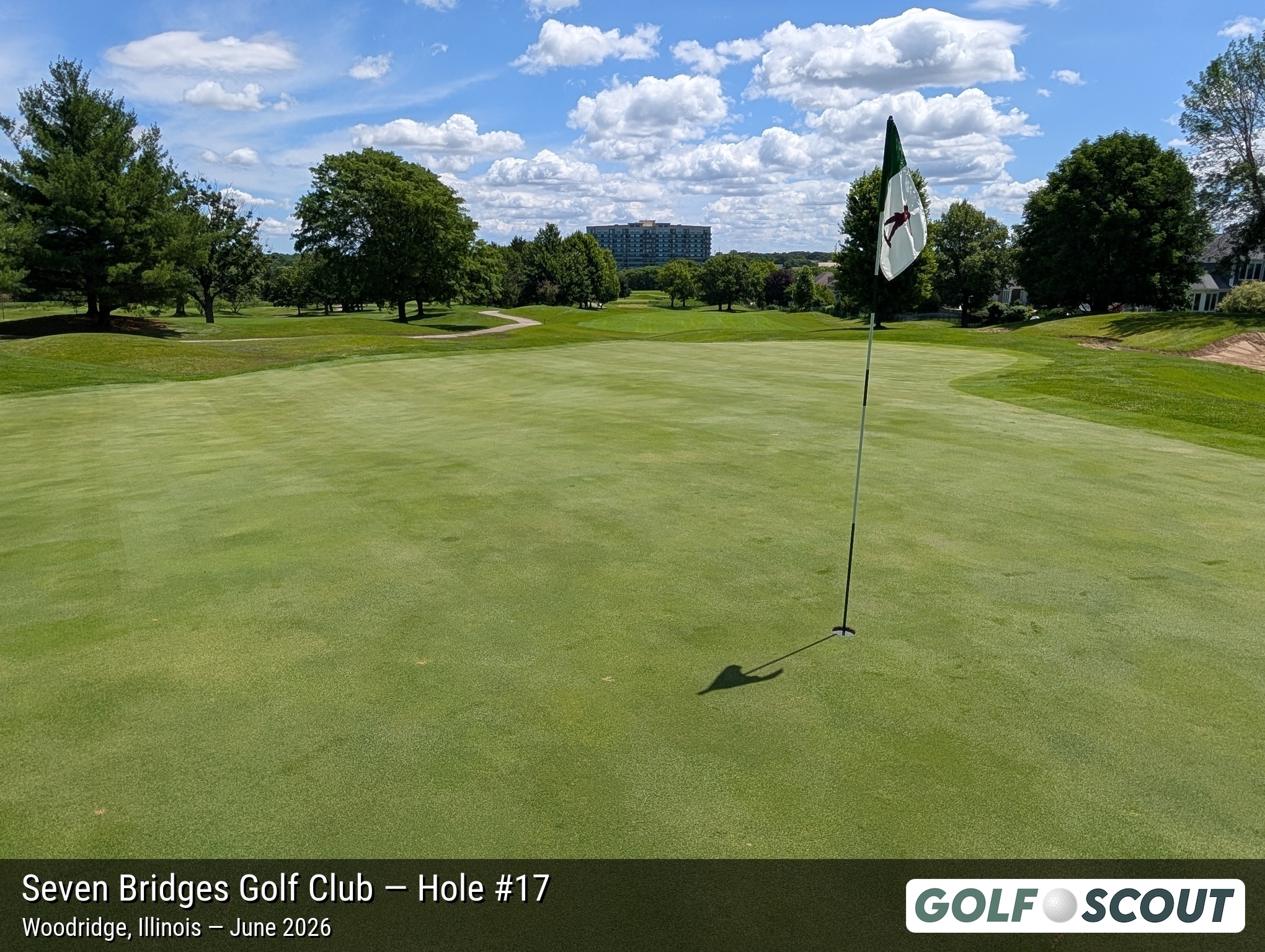 Hole 17 at Seven Bridges Golf Club