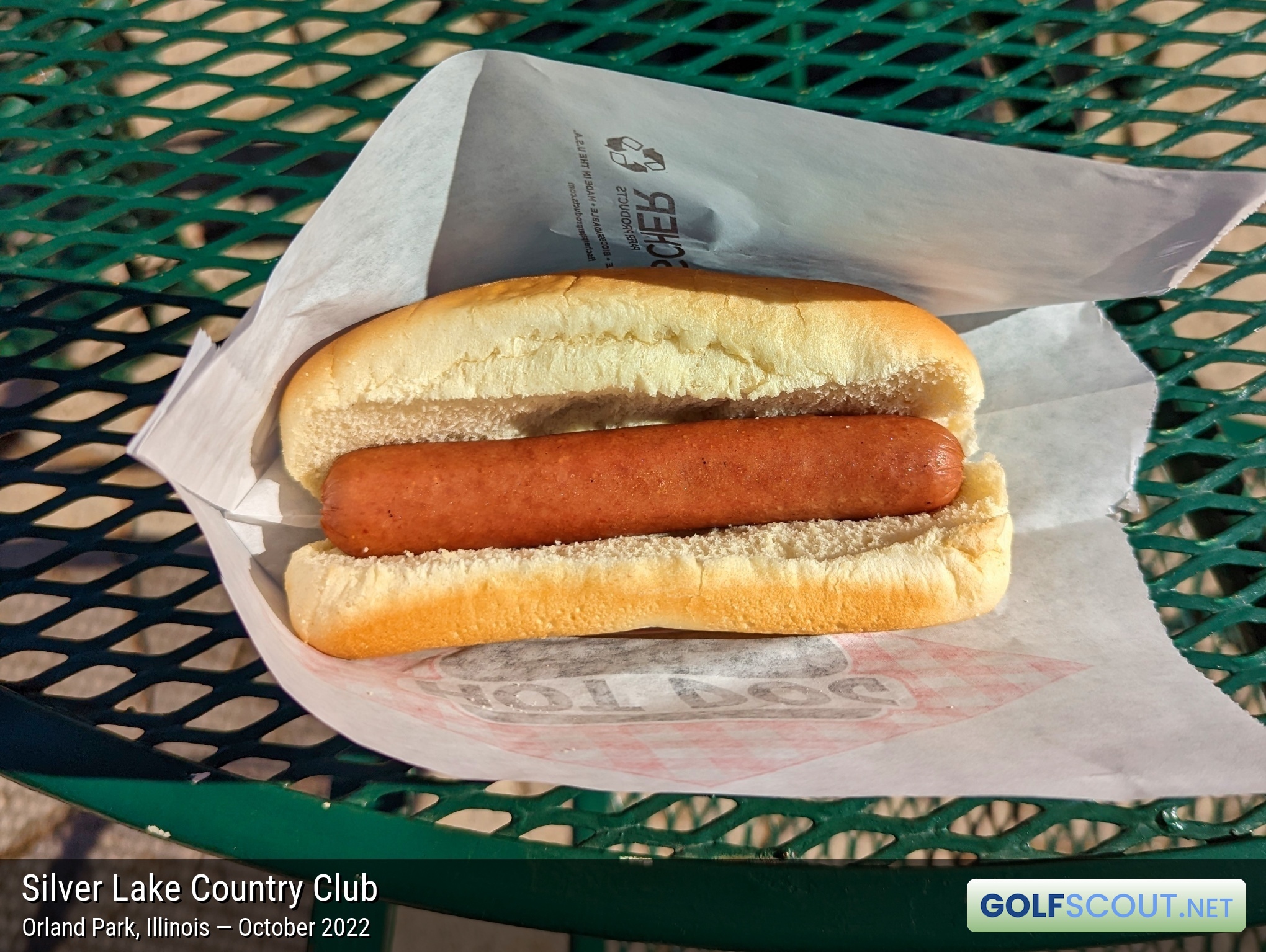 Photo of the food and dining at Silver Lake Country Club in Orland Park, Illinois. Photo of the hot dog at Silver Lake Country Club in Orland Park, Illinois.
