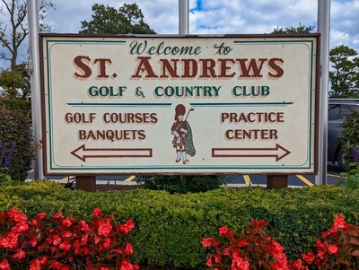 St. Andrews Golf and Country Club Entrance Sign