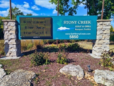 Stony Creek Golf Course Entrance Sign