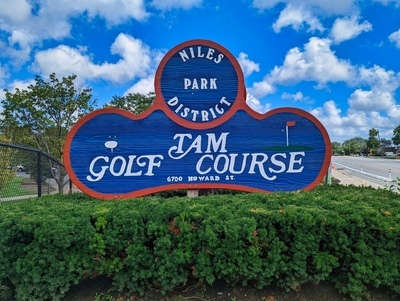Tam O'Shanter Golf Course Entrance Sign