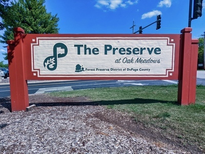 The Preserve at Oak Meadows Entrance Sign