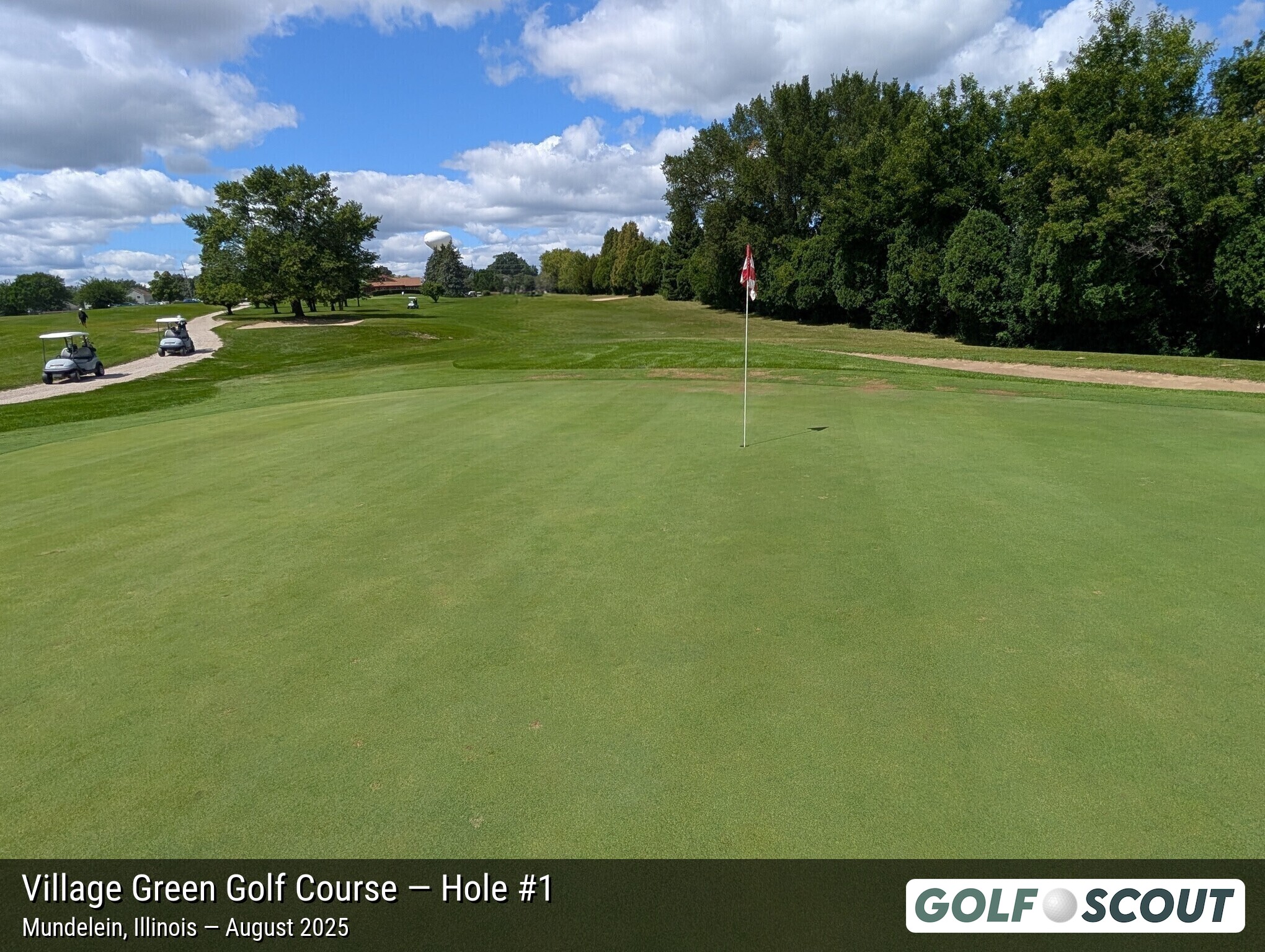 Hole 1 at Village Green Golf Course (Closed)