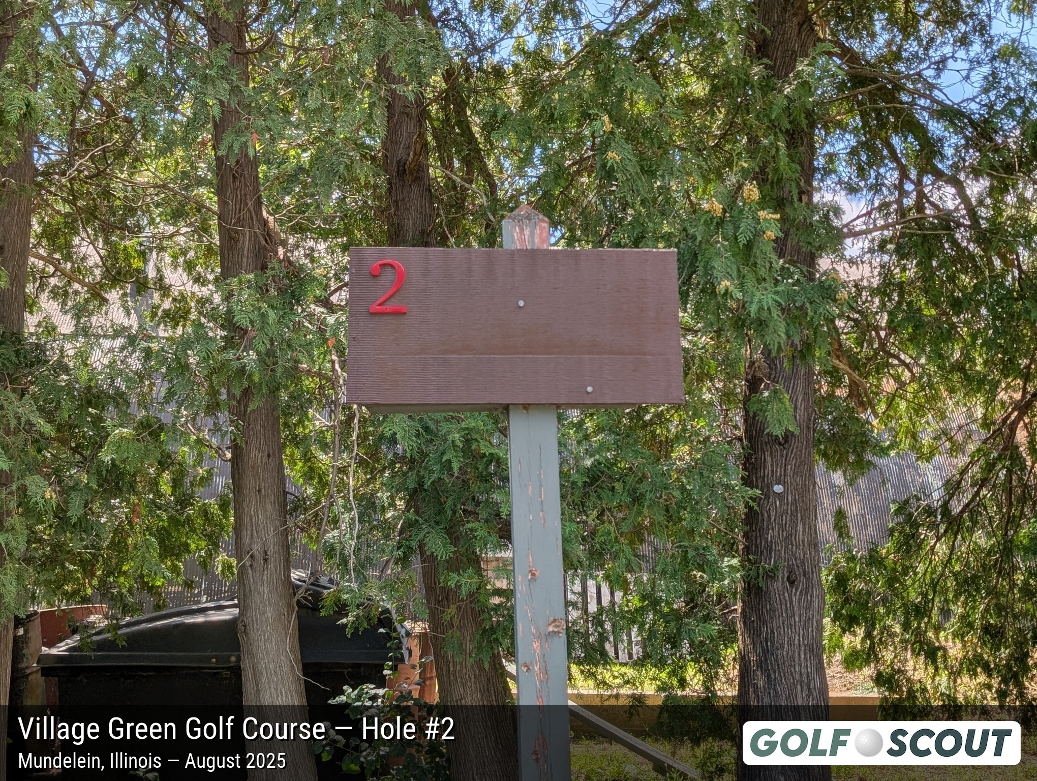 Hole 2 at Village Green Golf Course (Closed)