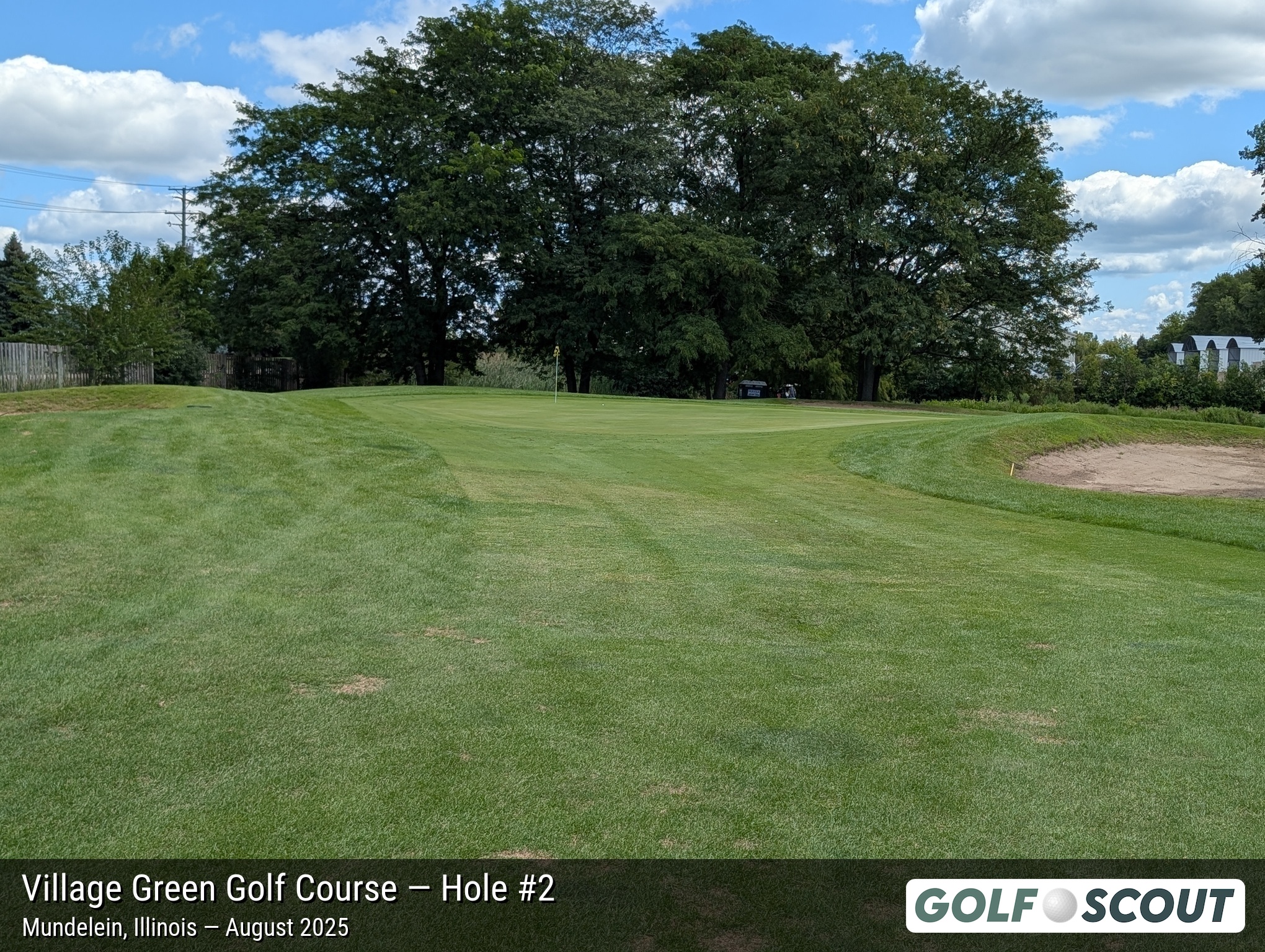 Hole 2 at Village Green Golf Course (Closed)