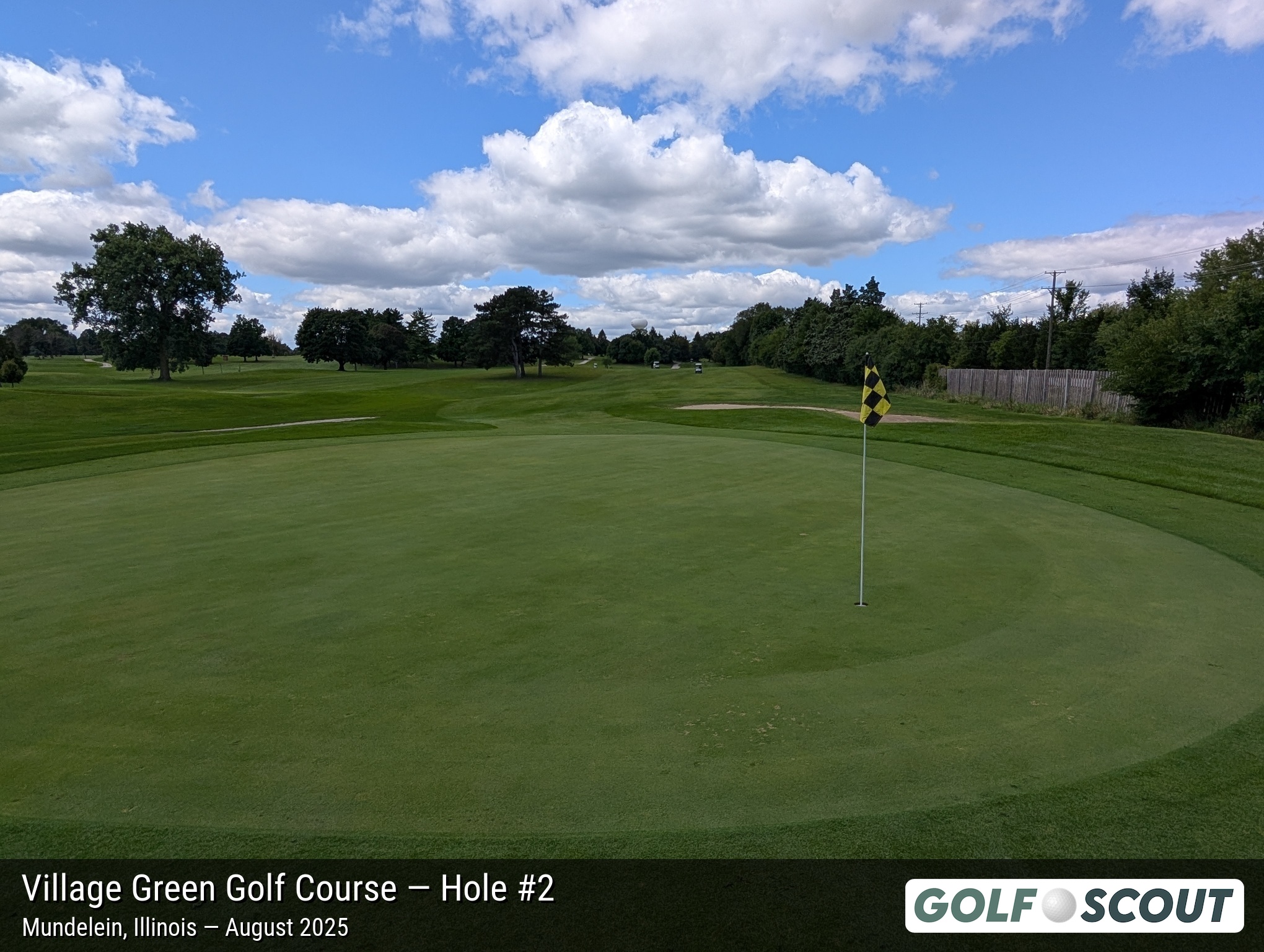 Hole 2 at Village Green Golf Course (Closed)
