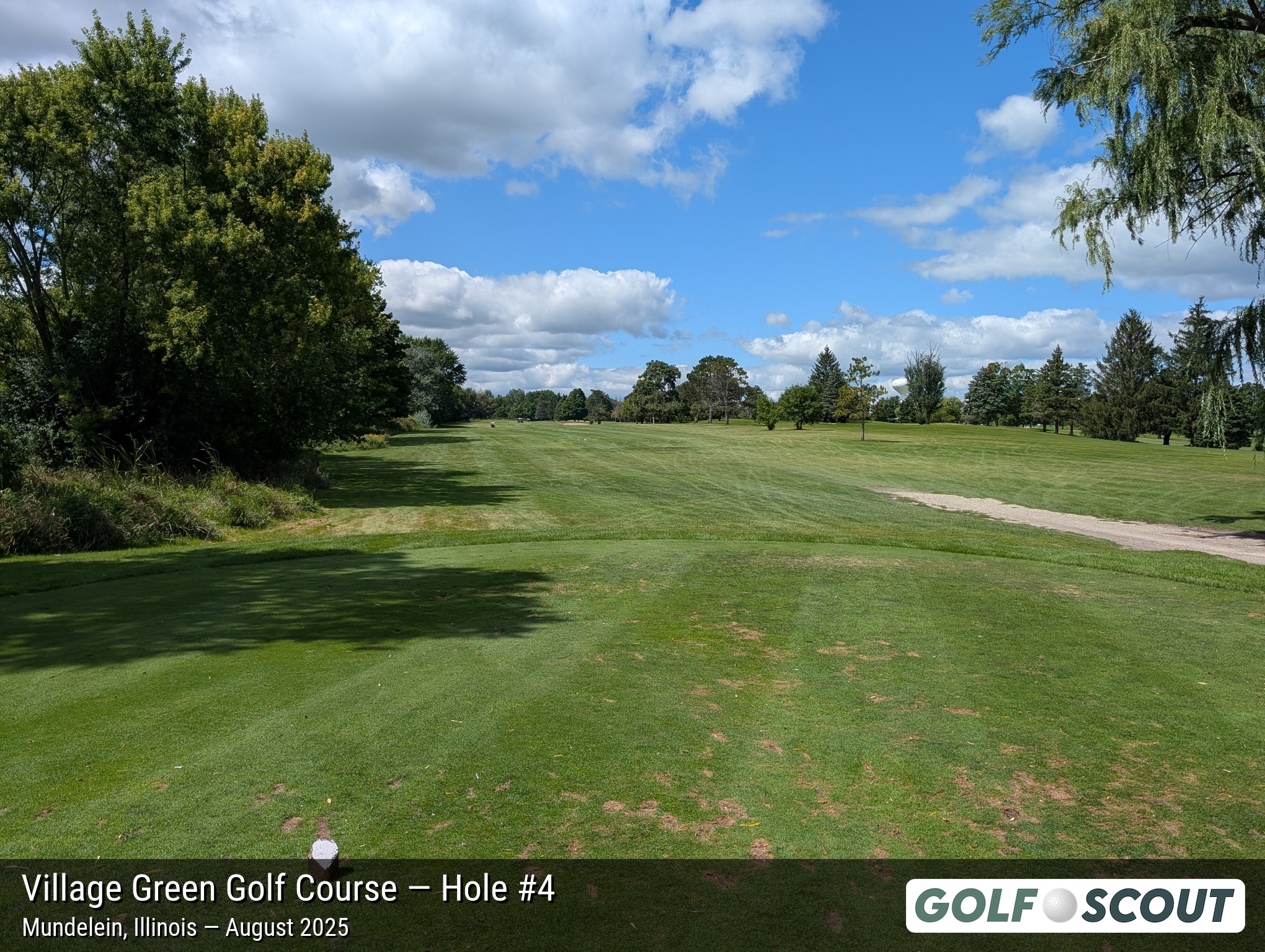 Hole 4 at Village Green Golf Course (Closed)