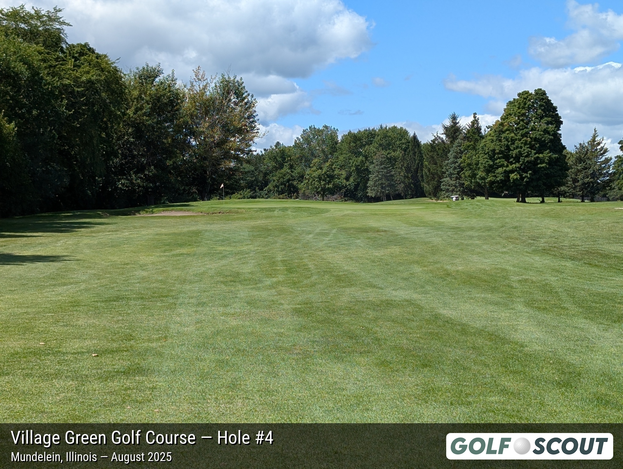 Hole 4 at Village Green Golf Course (Closed)