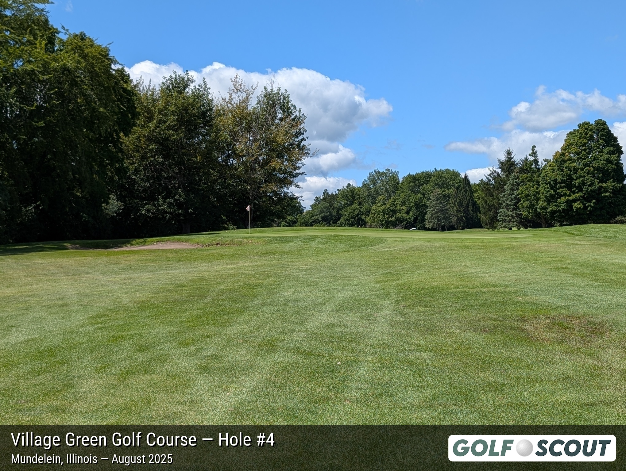 Hole 4 at Village Green Golf Course (Closed)