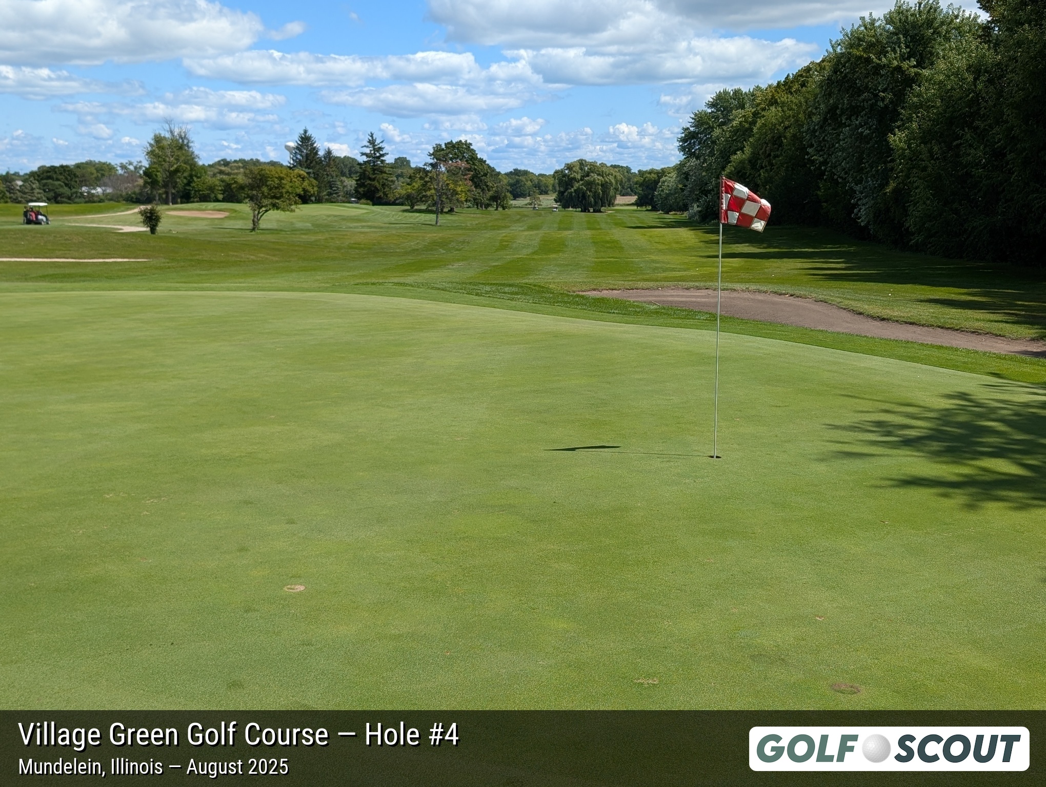 Hole 4 at Village Green Golf Course (Closed)