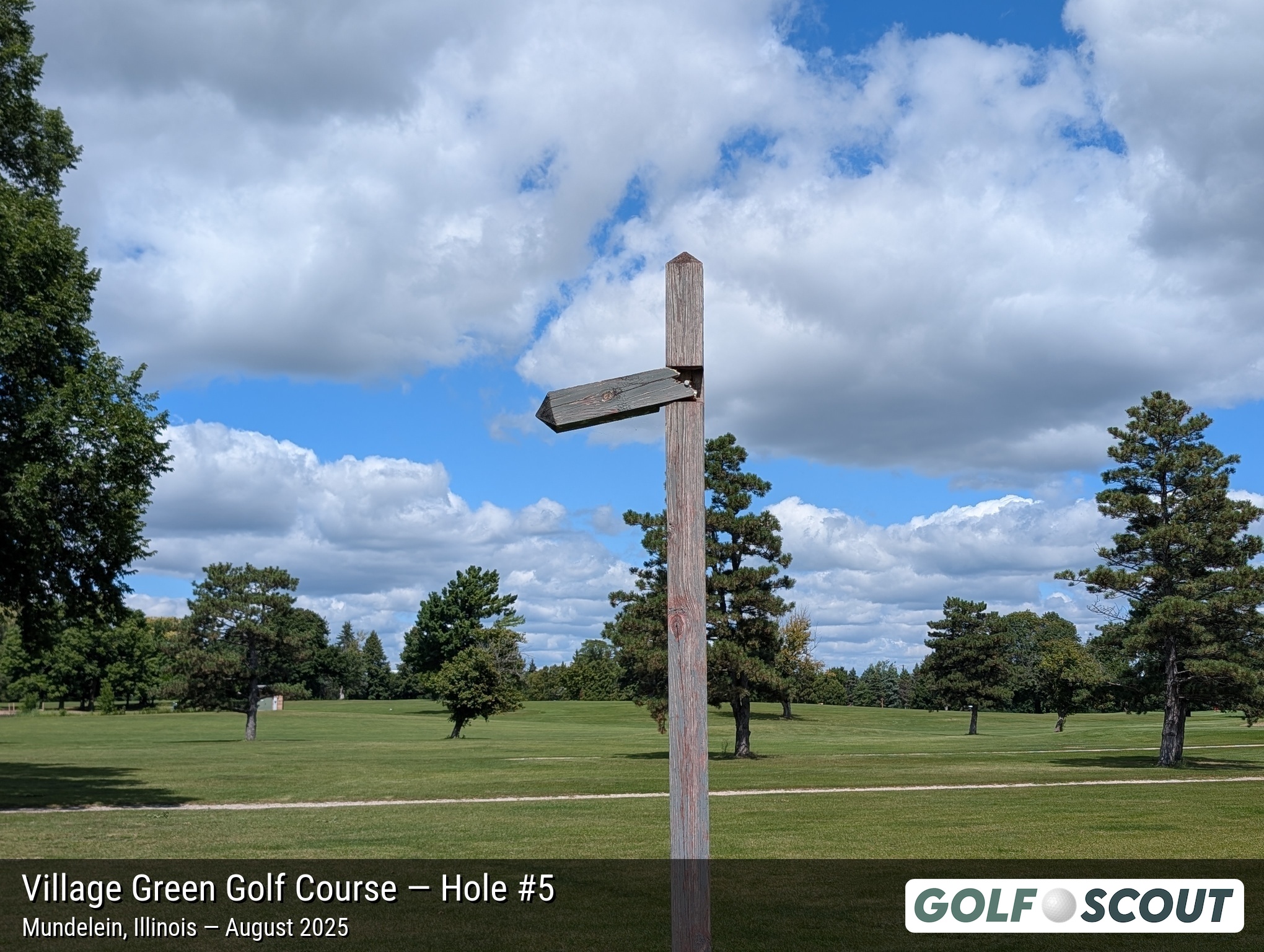 Hole 5 at Village Green Golf Course (Closed)