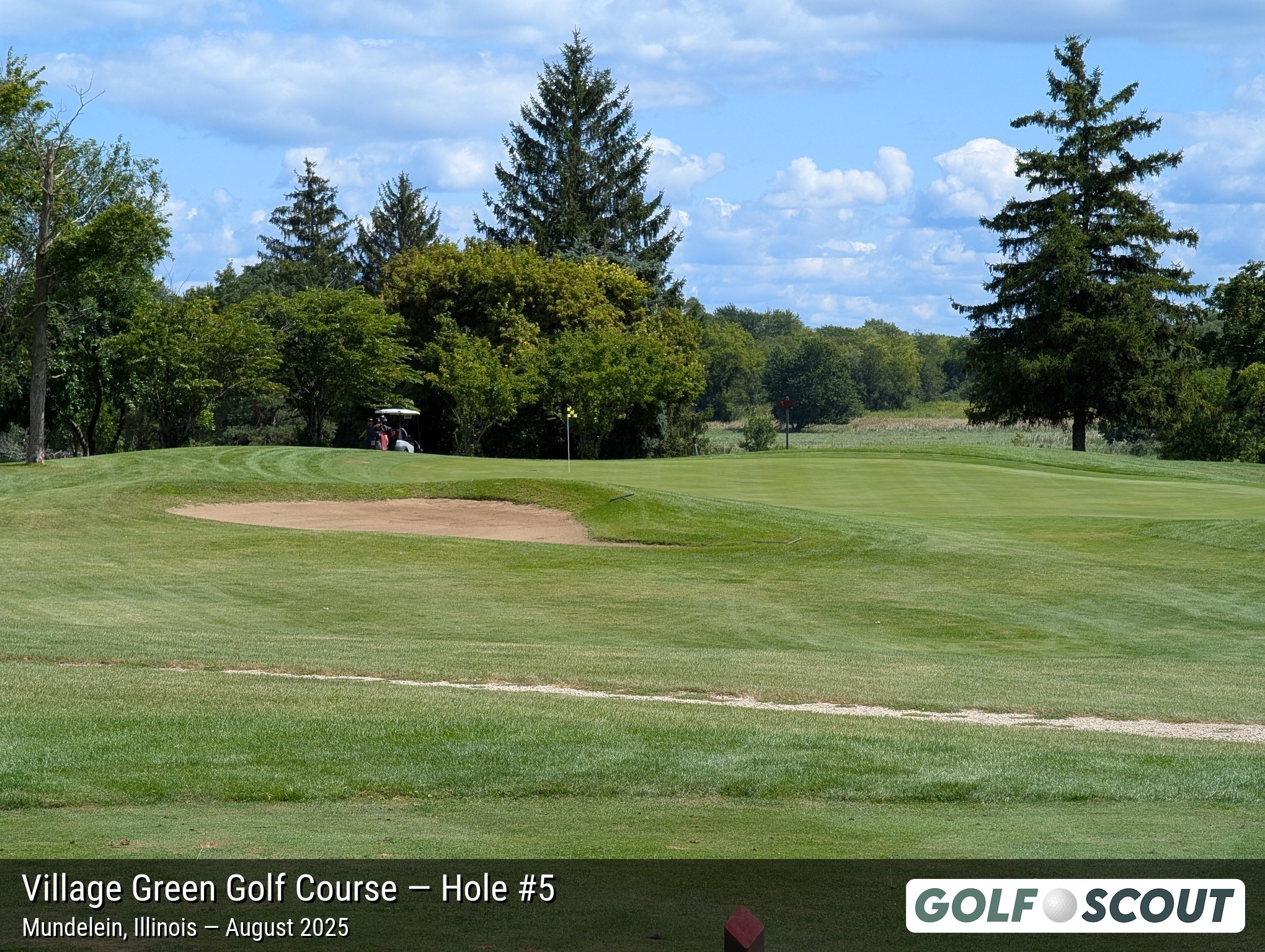 Hole 5 at Village Green Golf Course (Closed)