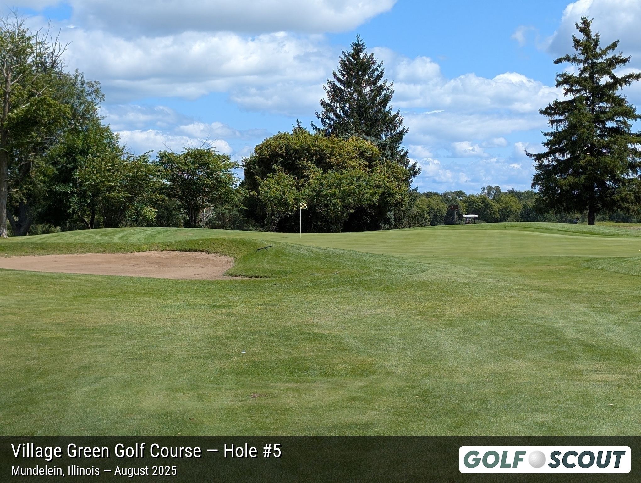 Hole 5 at Village Green Golf Course (Closed)