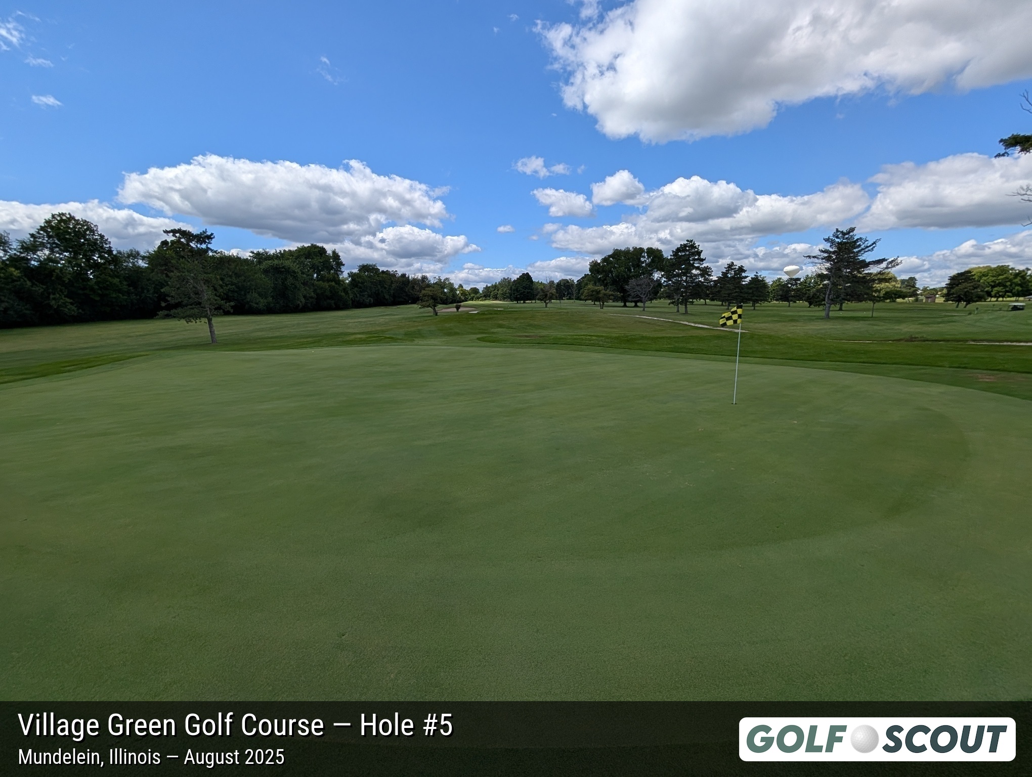 Hole 5 at Village Green Golf Course (Closed)