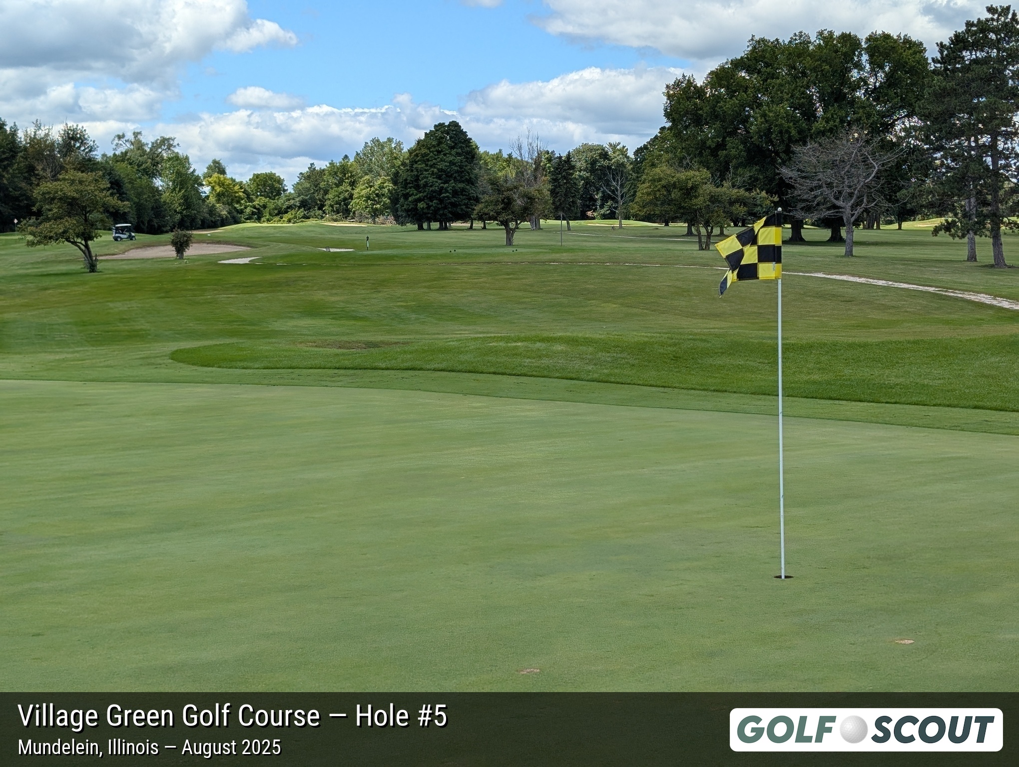 Hole 5 at Village Green Golf Course (Closed)