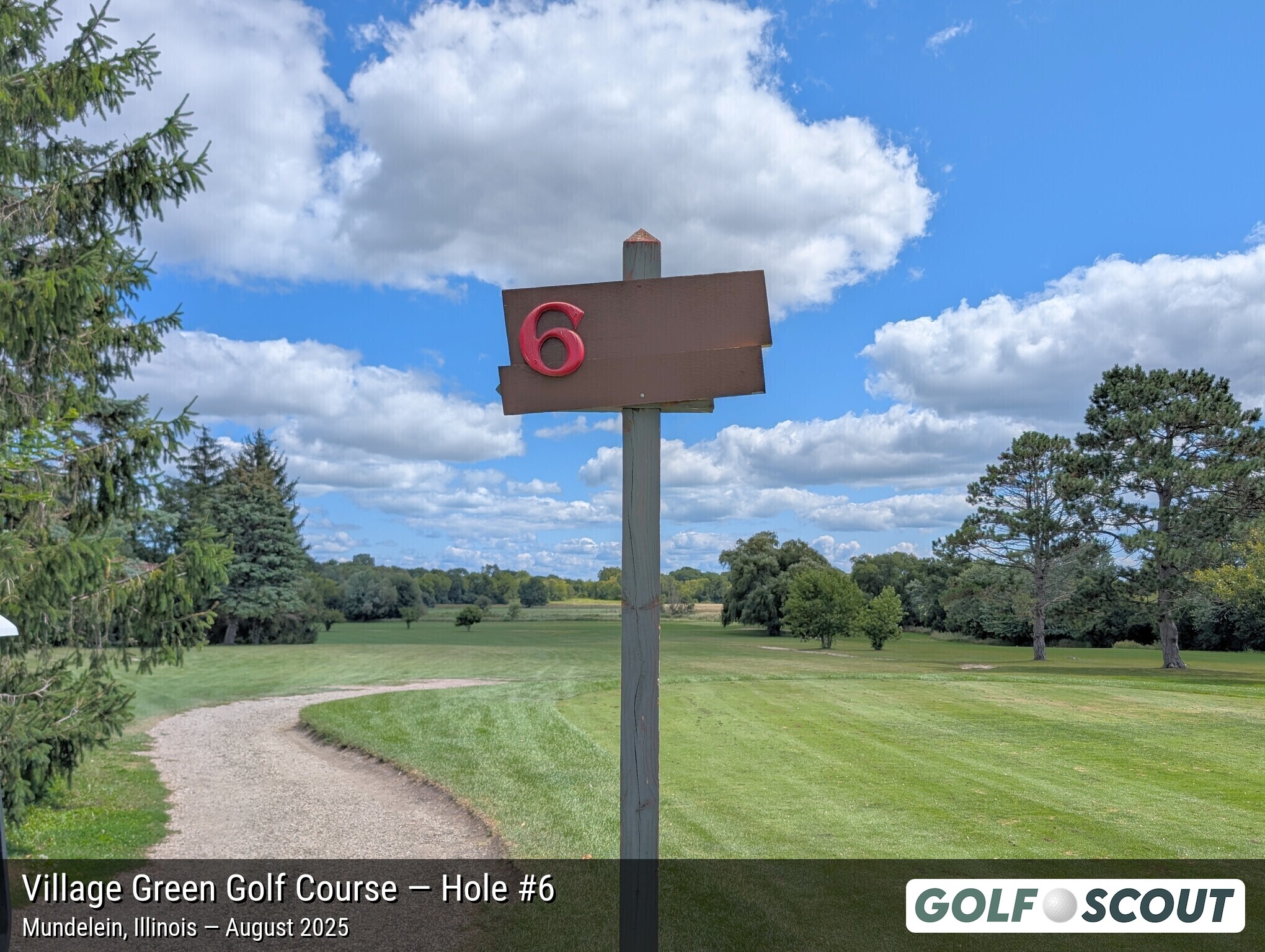 Hole 6 at Village Green Golf Course (Closed)