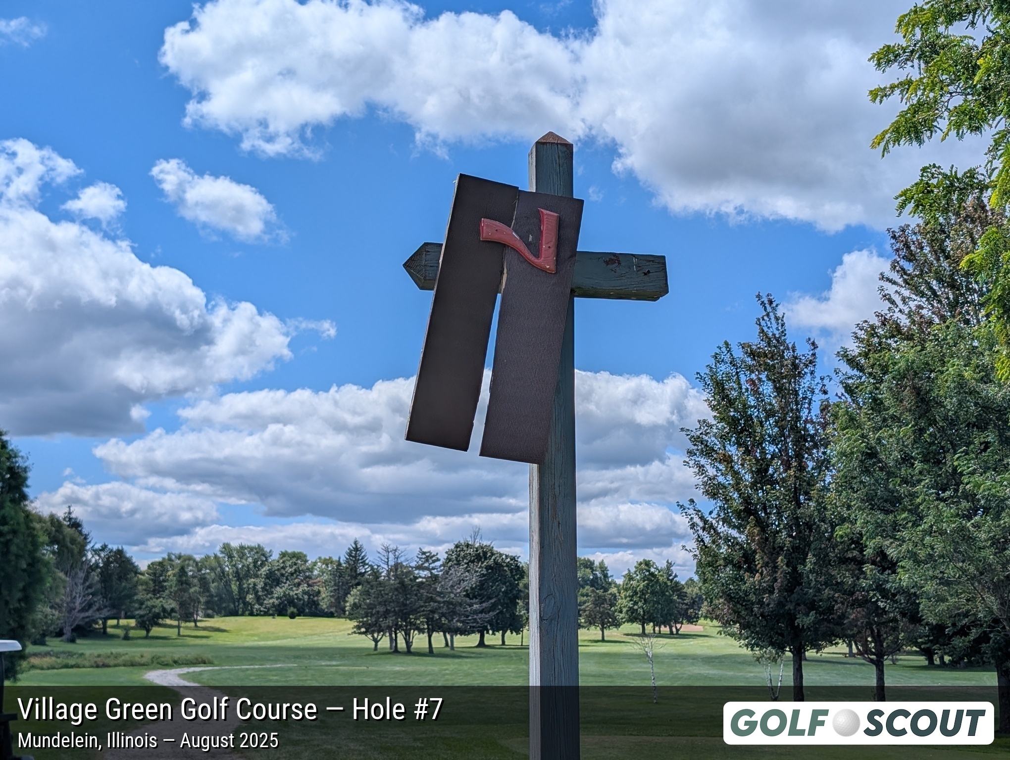 Hole 7 at Village Green Golf Course (Closed)