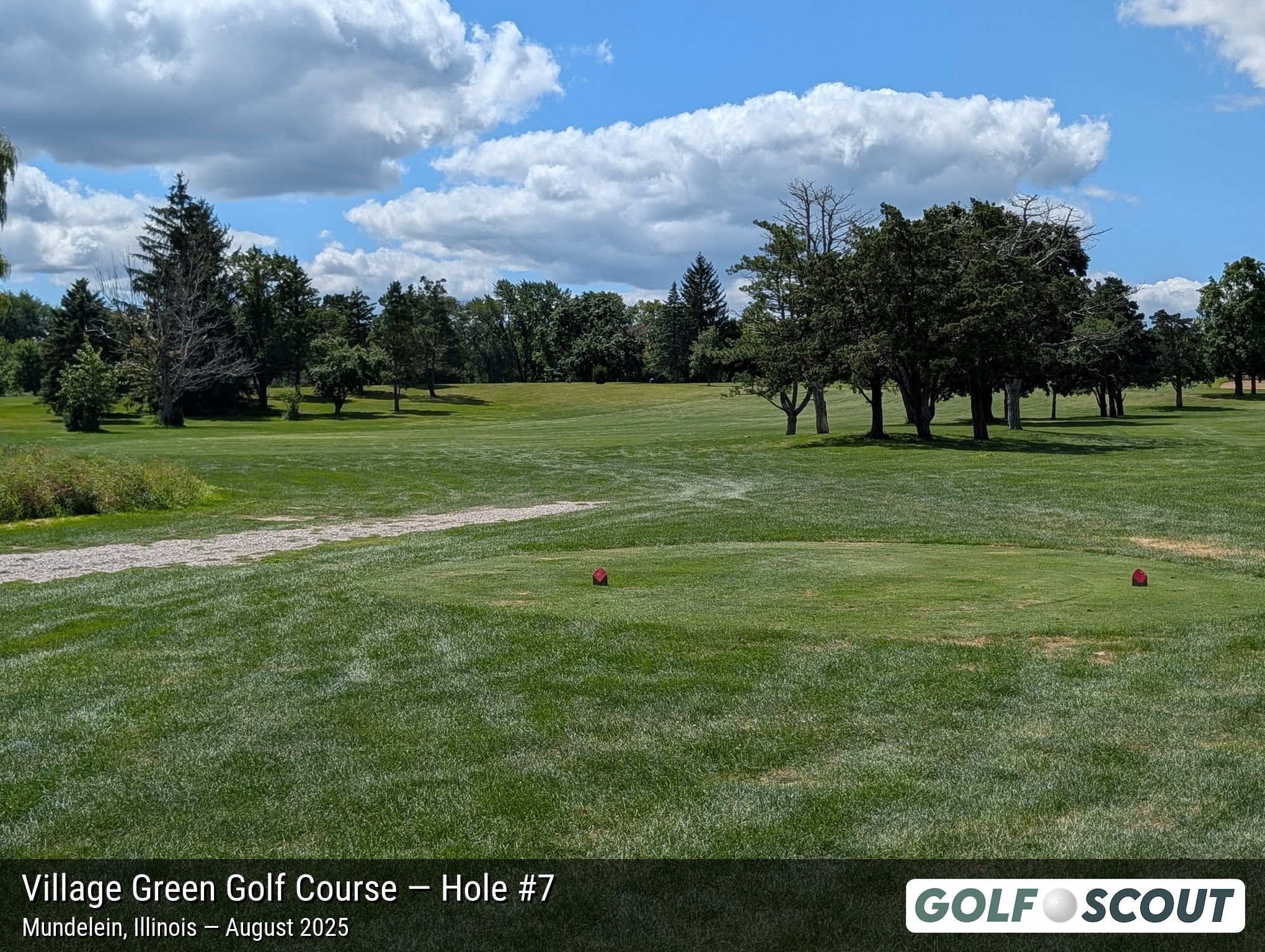 Hole 7 at Village Green Golf Course (Closed)