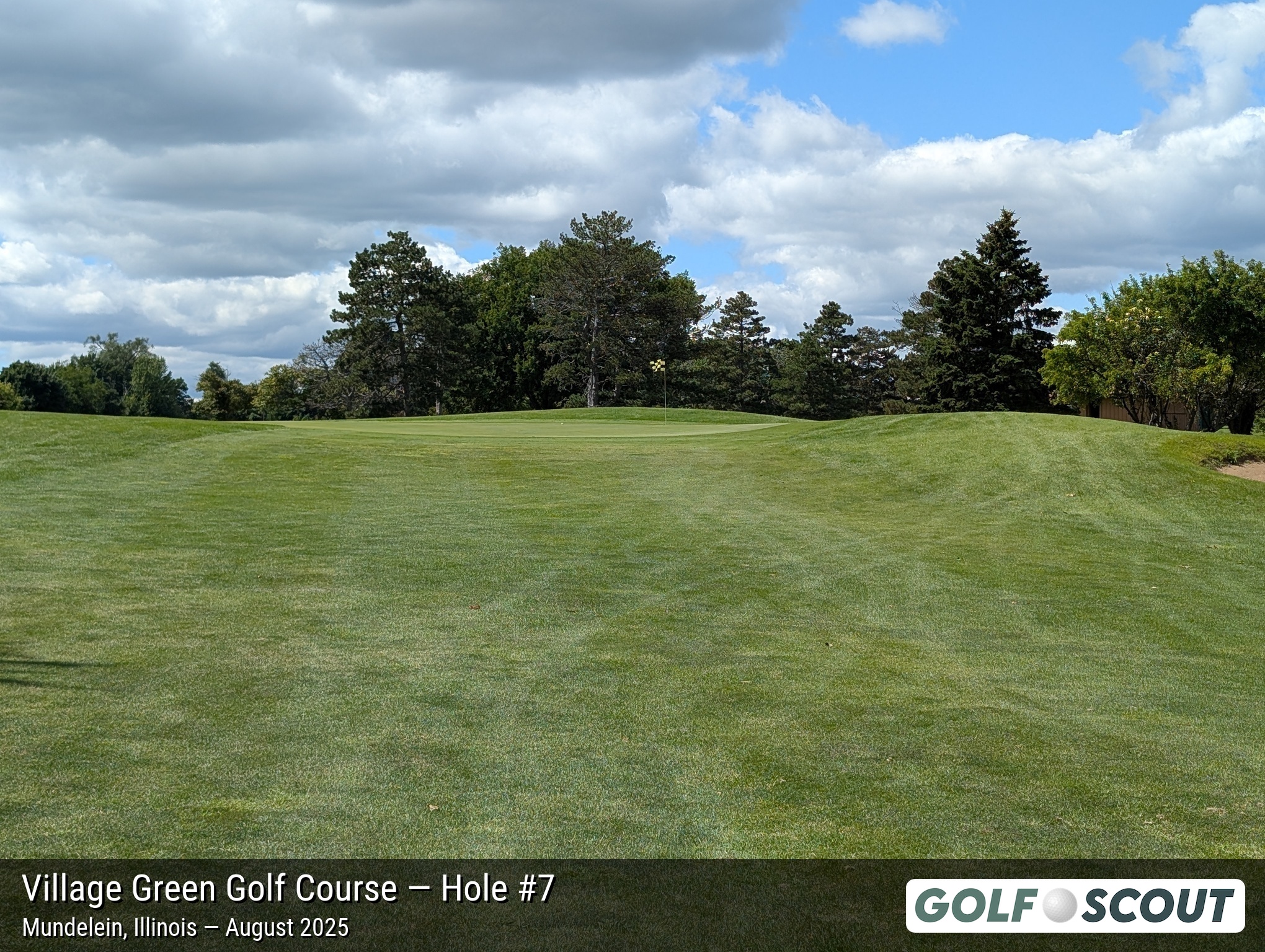 Hole 7 at Village Green Golf Course (Closed)